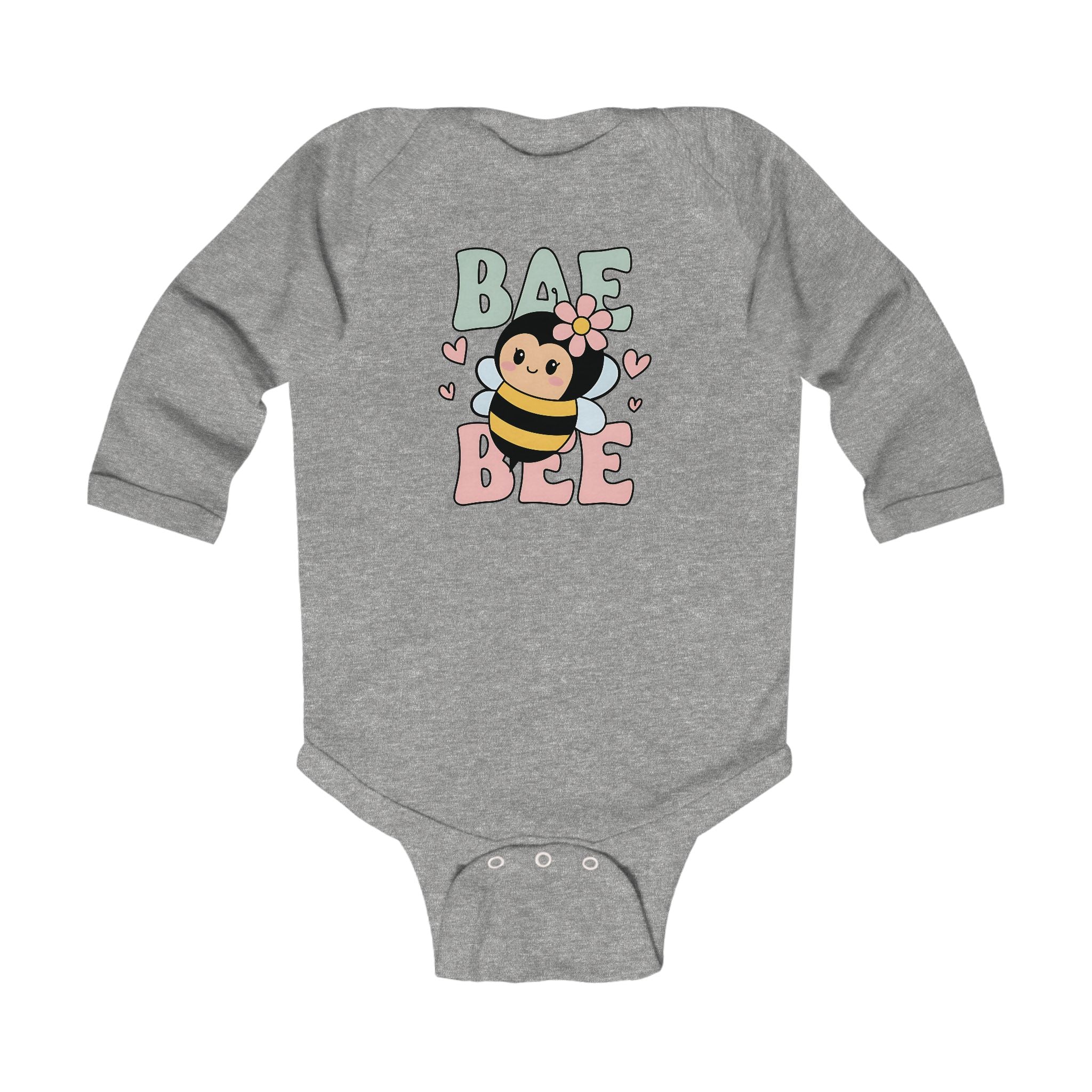 Graphic Infant Onesie Long Sleeve - BAE BEE | Kids clothes by atgodanddesigns
