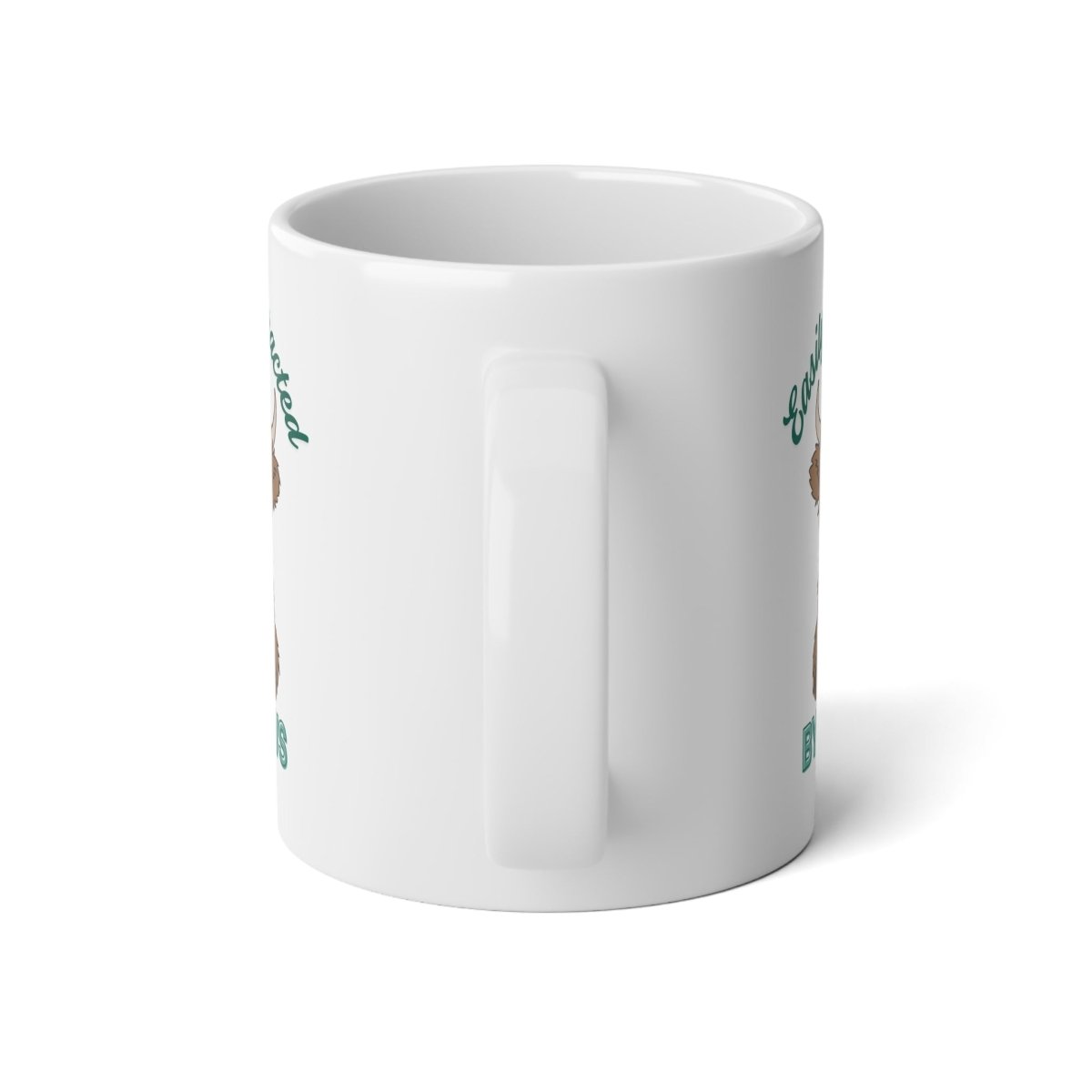 Graphic Jumbo Coffee Mug (20oz) - Easily Distracted By Cows | Mug by atgodanddesigns