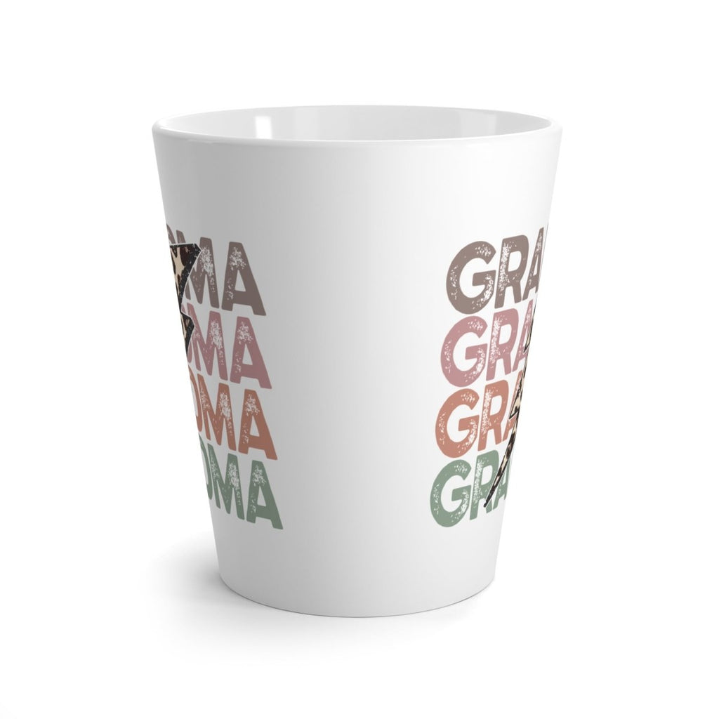 Graphic Latte Mug (12oz) - Grandma | Mug by atgodanddesigns