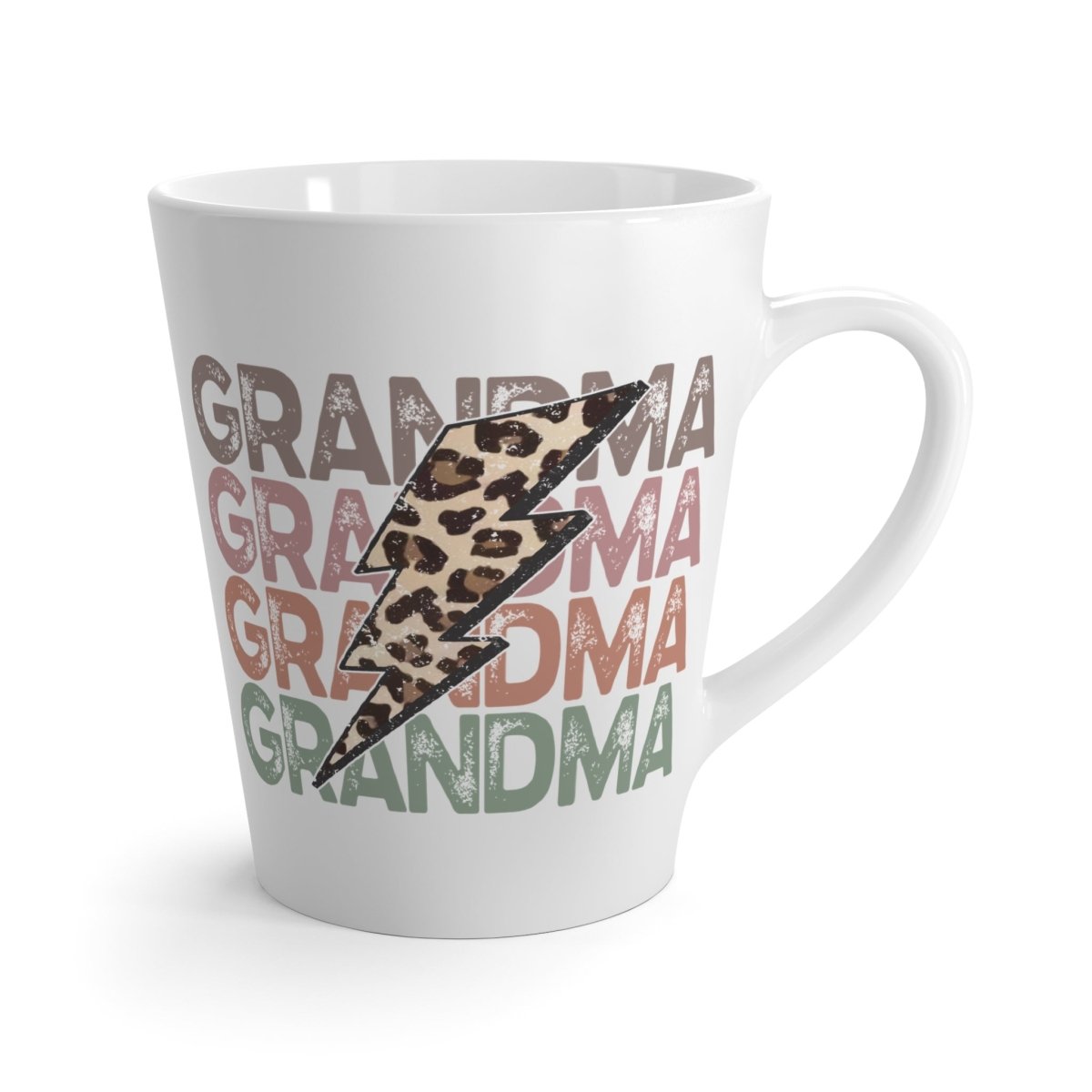 Graphic Latte Mug (12oz) - Grandma | Mug by atgodanddesigns