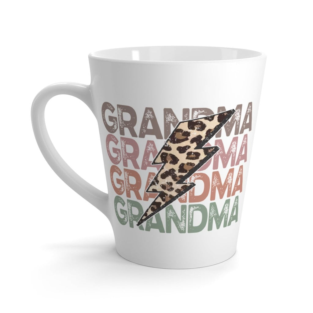 Graphic Latte Mug (12oz) - Grandma | Mug by atgodanddesigns