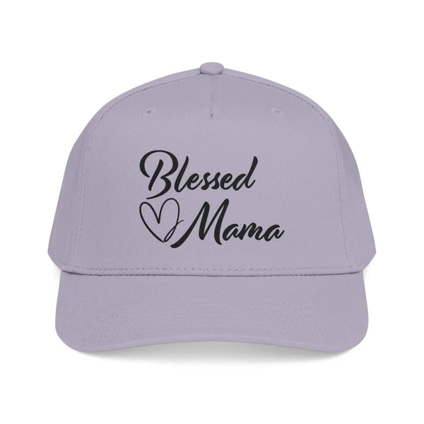 Graphic Mid Profile Baseball Cap - Blessed Mama | Hats by atgodanddesigns