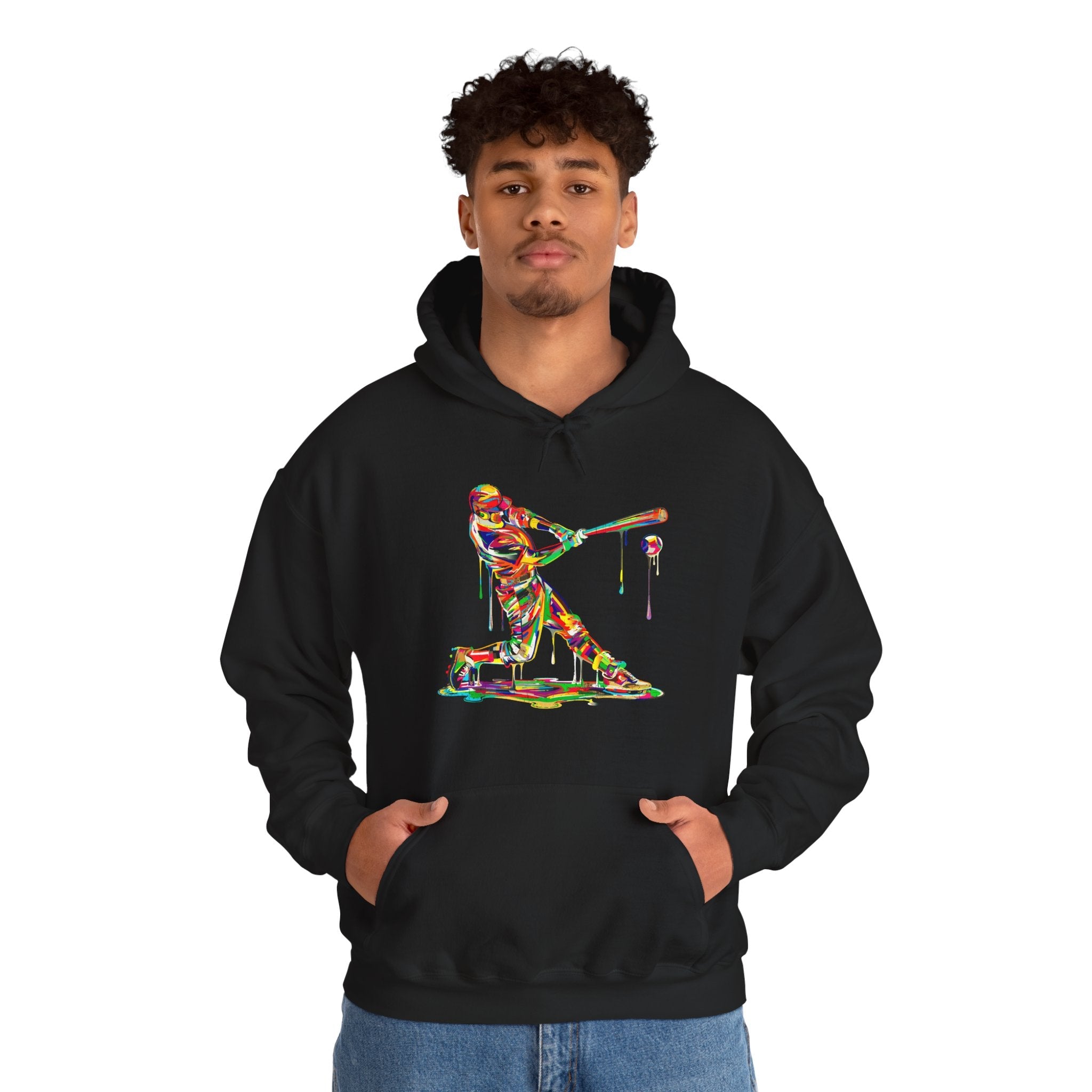 Graphic Teen Boys Hoodie - Colorful Baseball | Hoodie by atgodanddesigns
