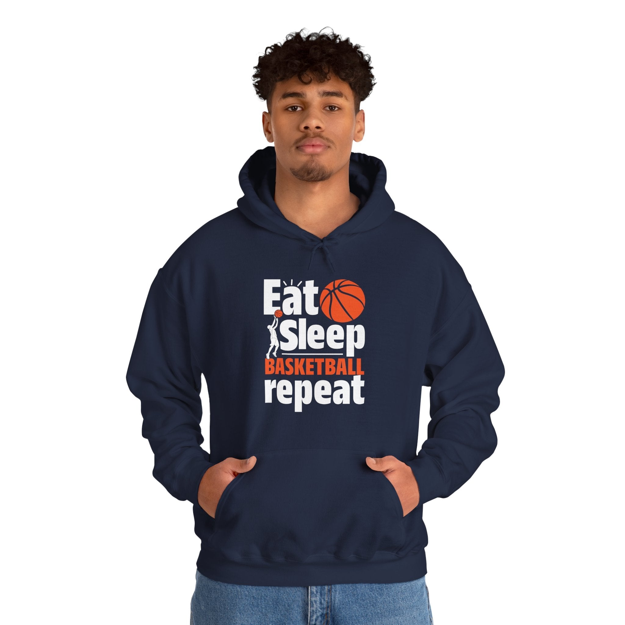 Graphic Teen Boys Hoodie - Eat Sleep Basketball Repeat | Hoodie by atgodanddesigns