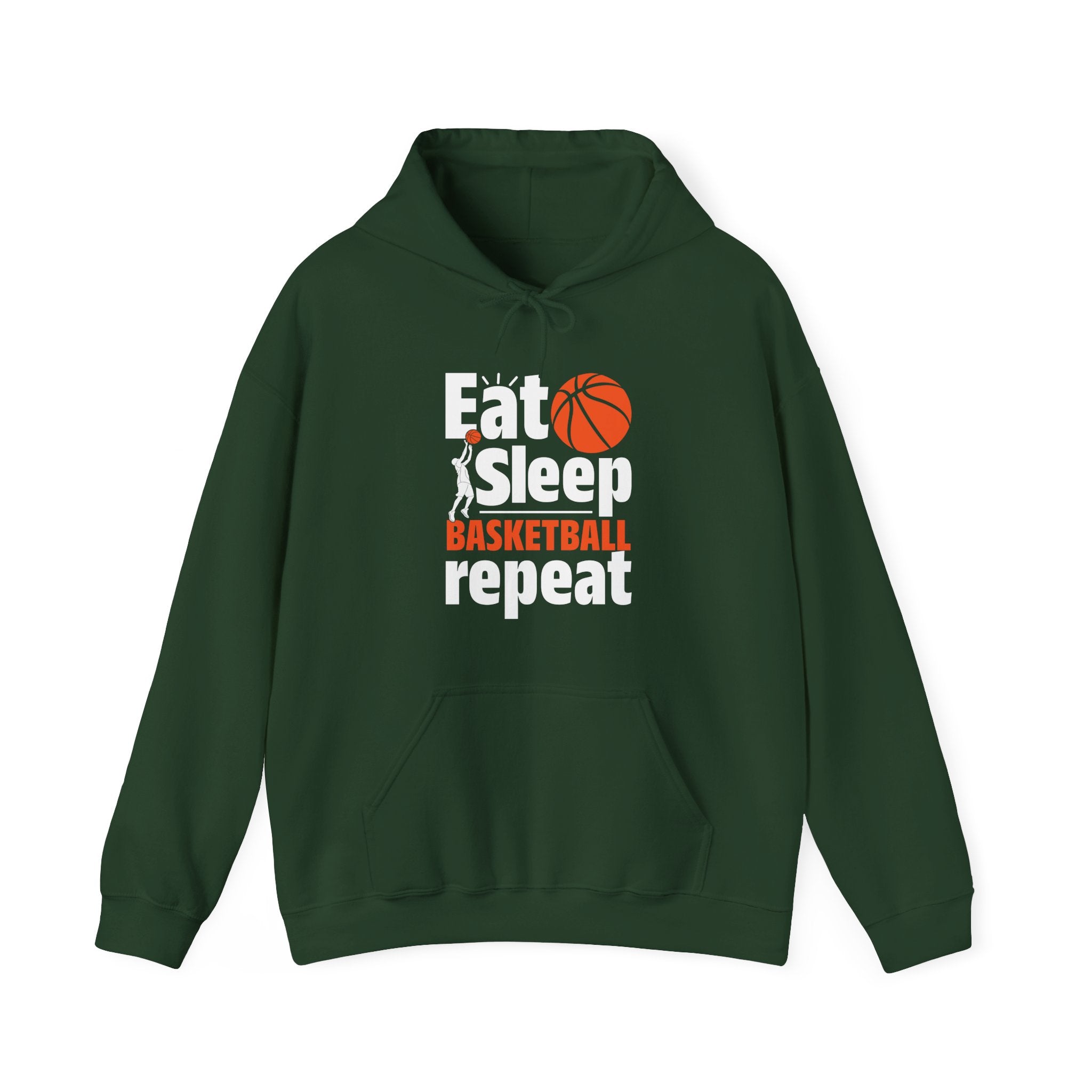 Graphic Teen Boys Hoodie - Eat Sleep Basketball Repeat | Hoodie by atgodanddesigns