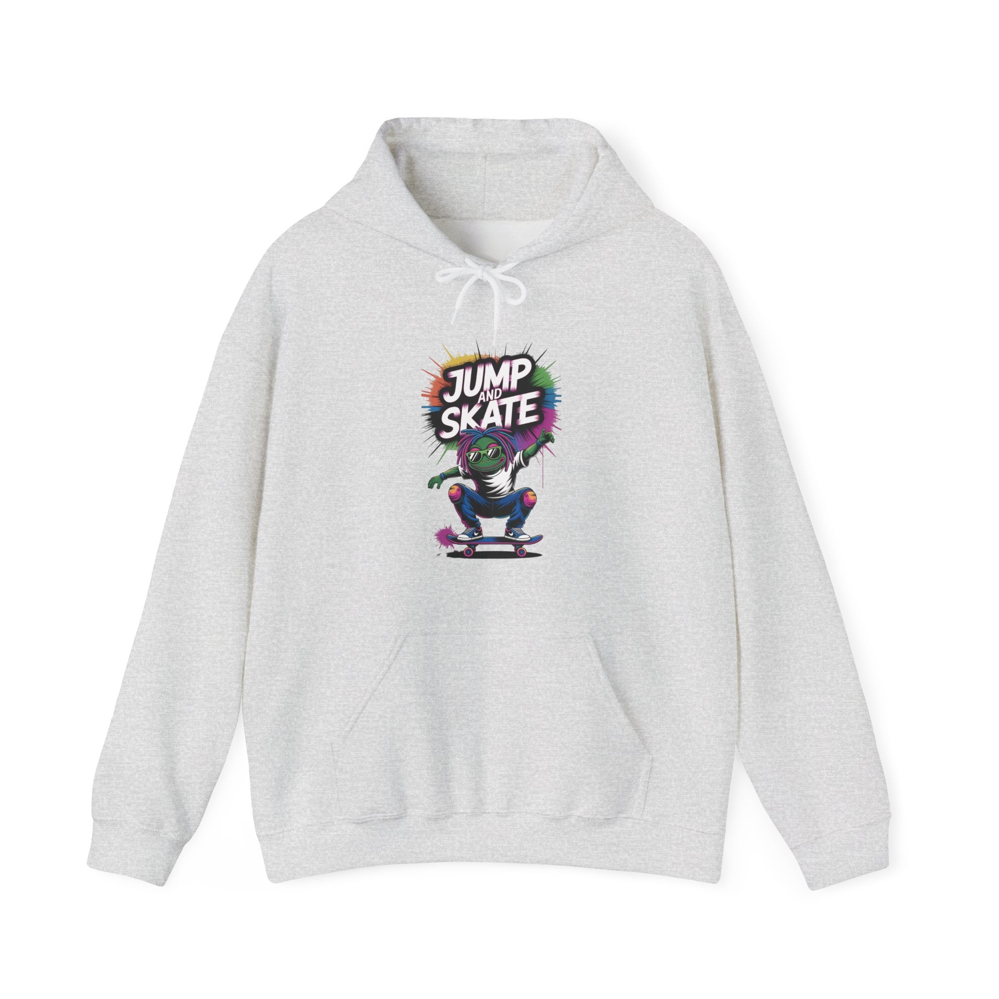 Graphic Teen Boys Hoodie - Jump And Skate | Hoodie by atgodanddesigns