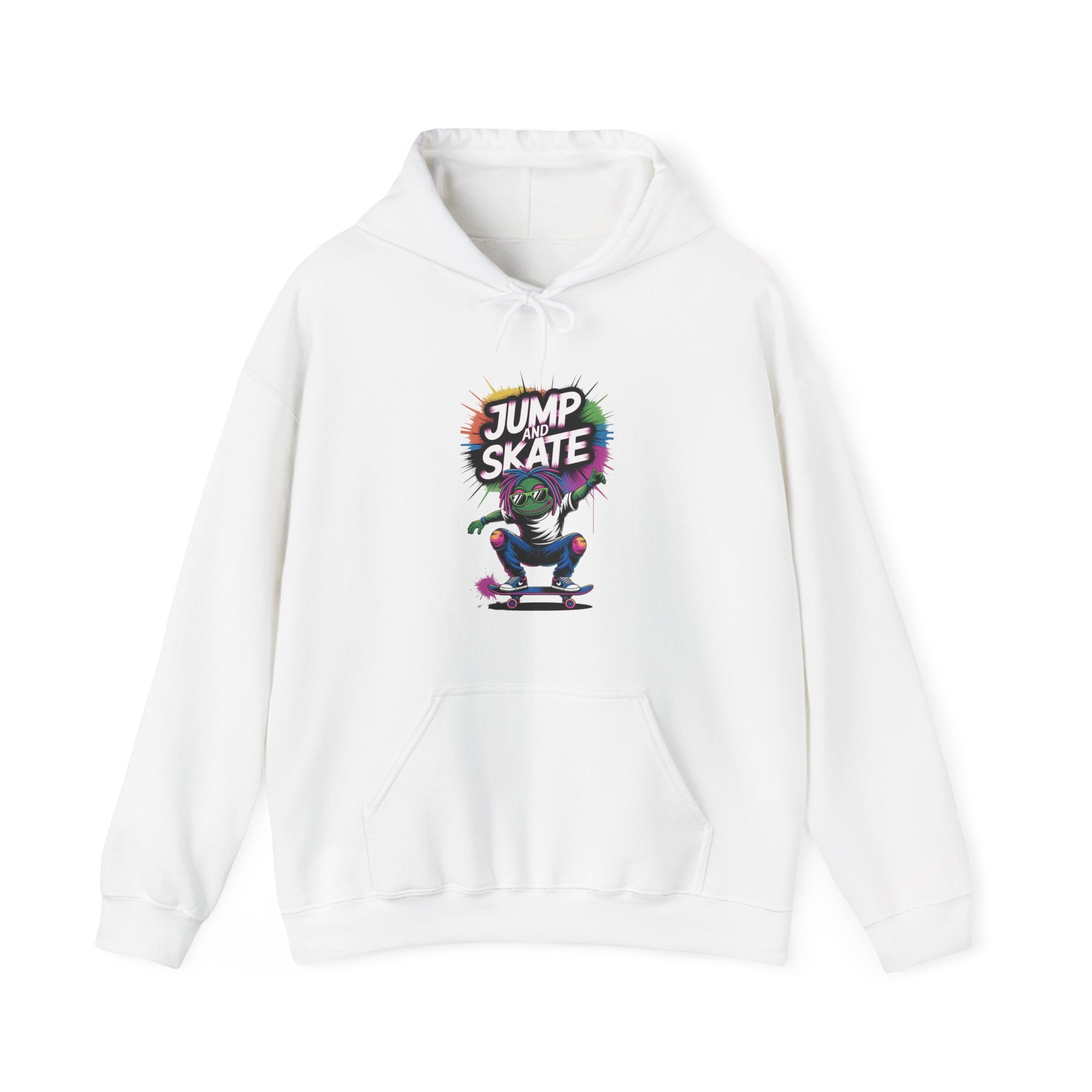 Graphic Teen Boys Hoodie - Jump And Skate | Hoodie by atgodanddesigns