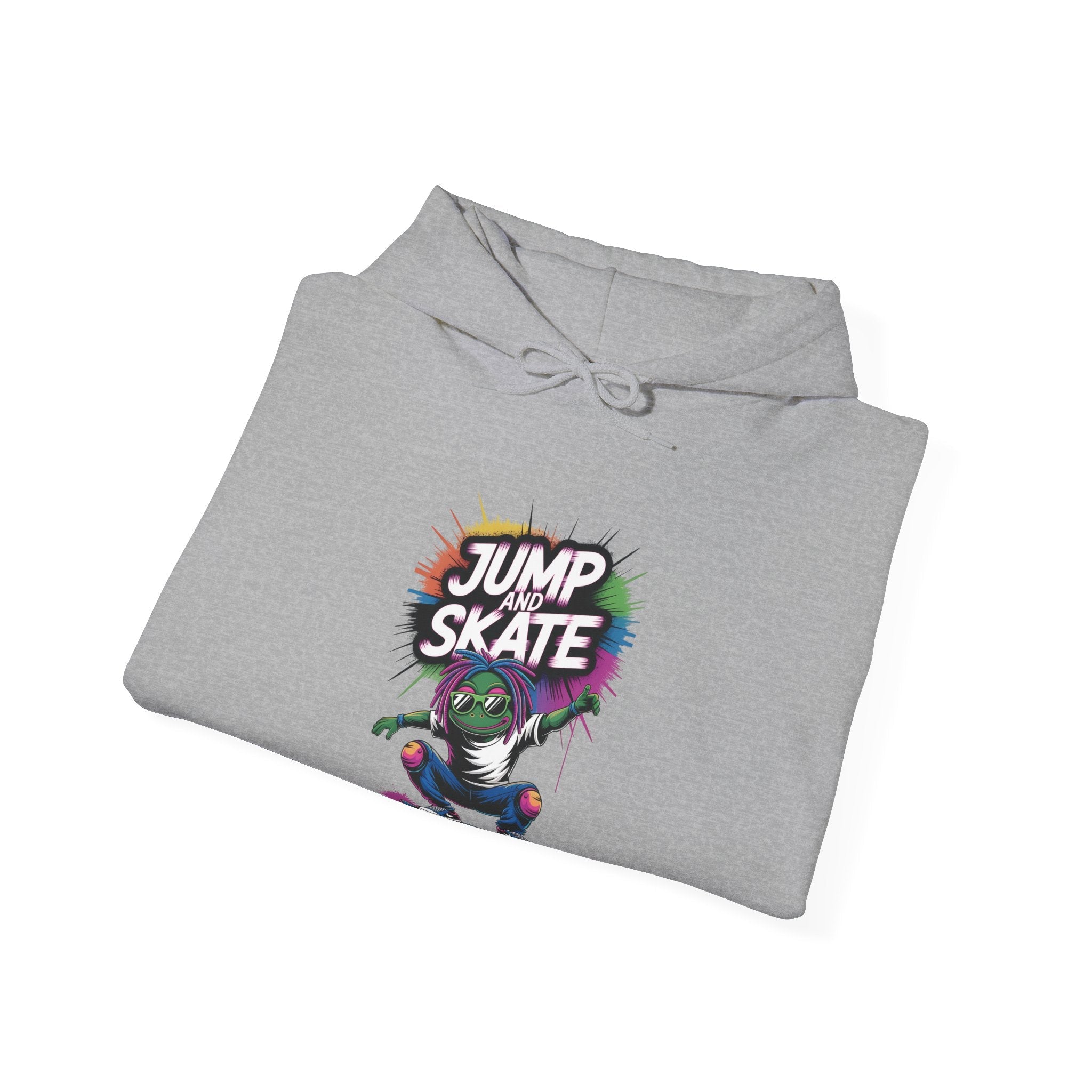Graphic Teen Boys Hoodie - Jump And Skate | Hoodie by atgodanddesigns