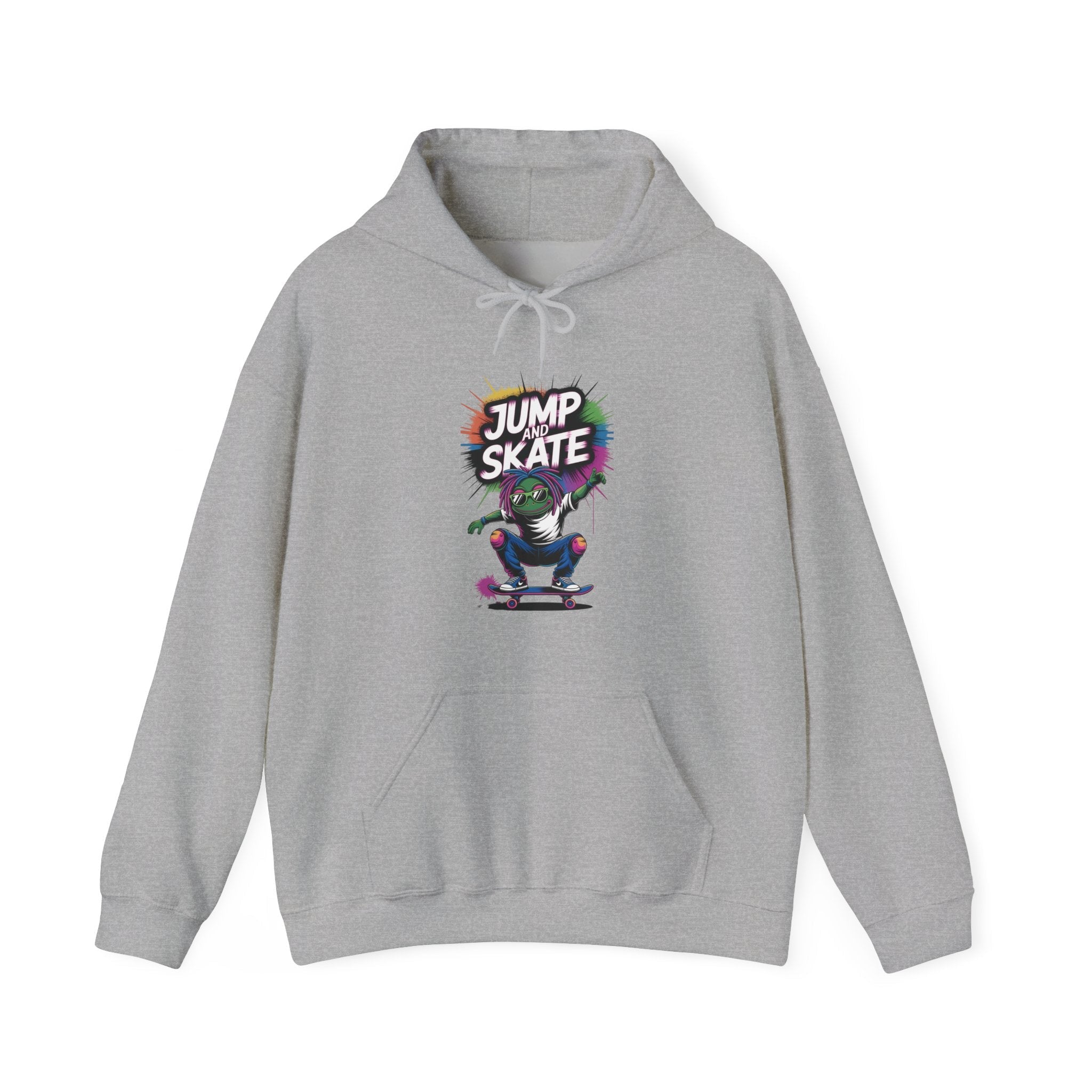 Graphic Teen Boys Hoodie - Jump And Skate | Hoodie by atgodanddesigns