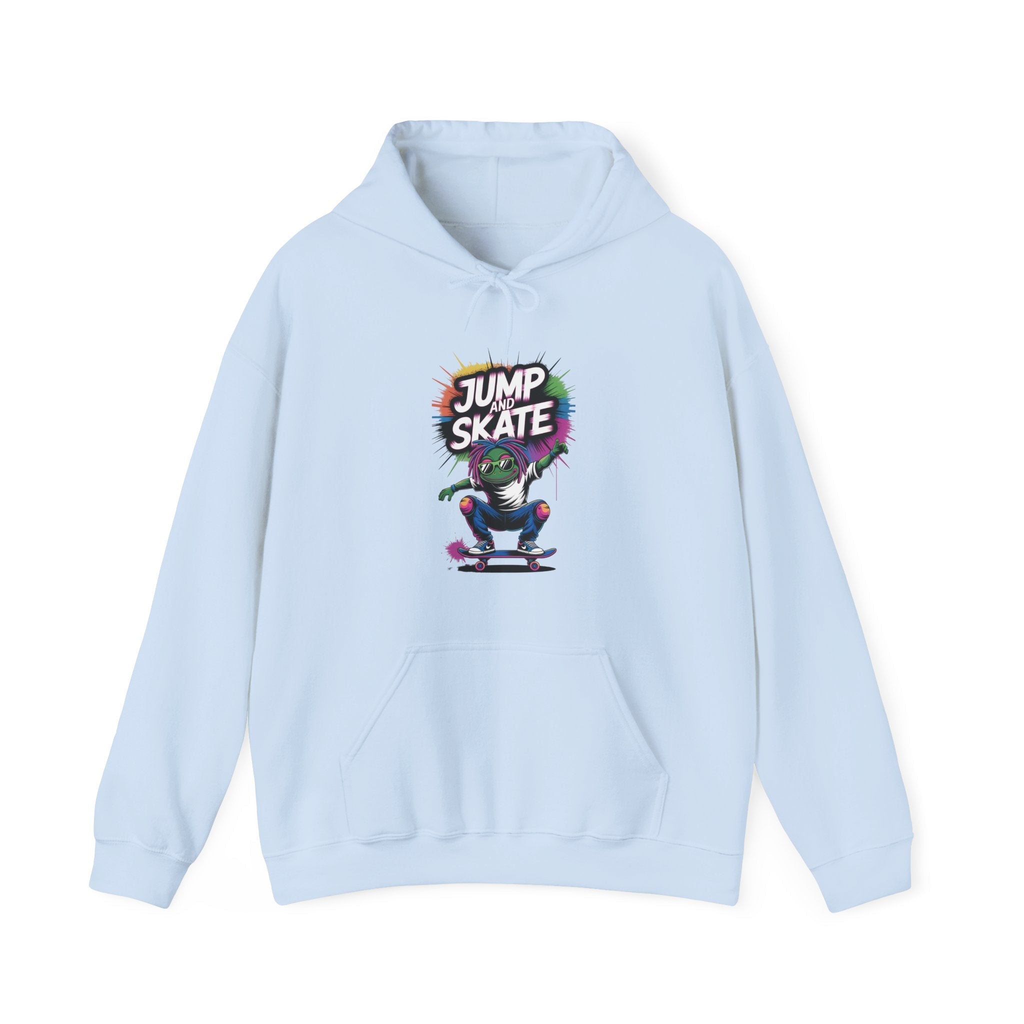 Graphic Teen Boys Hoodie - Jump And Skate | Hoodie by atgodanddesigns