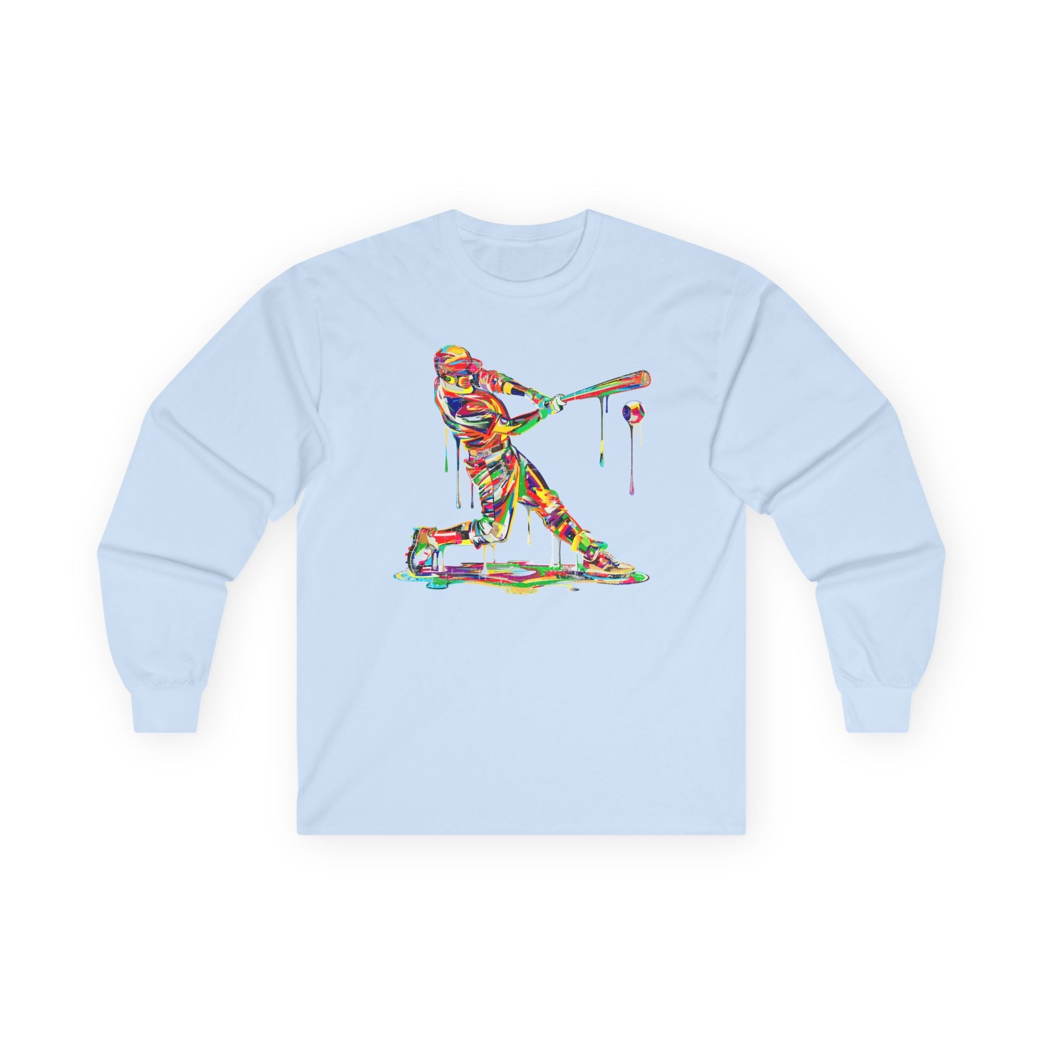Graphic Teen Boys Long Sleeve T-Shirt - Colorful Baseball | Long - sleeve by atgodanddesigns