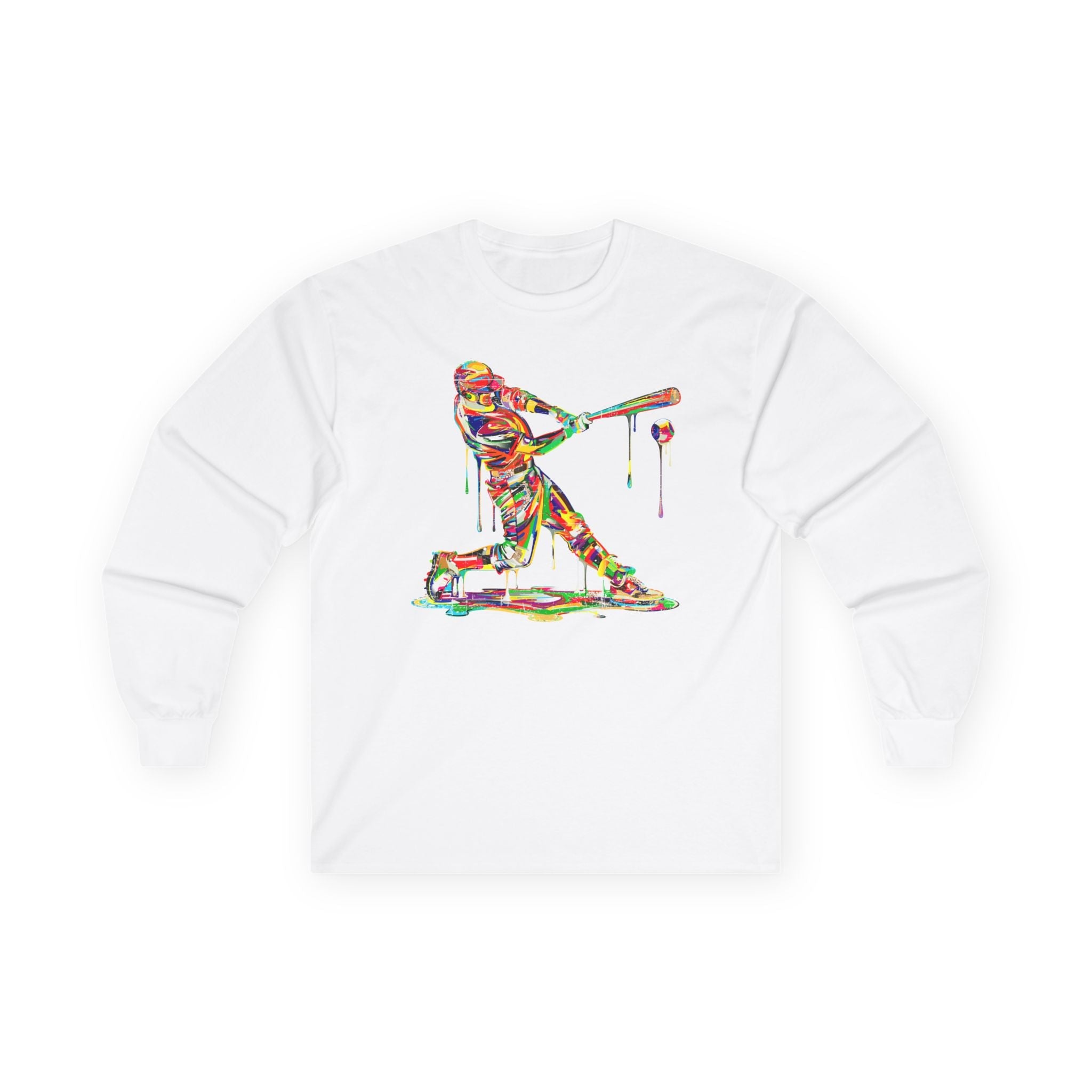 Graphic Teen Boys Long Sleeve T-Shirt - Colorful Baseball | Long - sleeve by atgodanddesigns