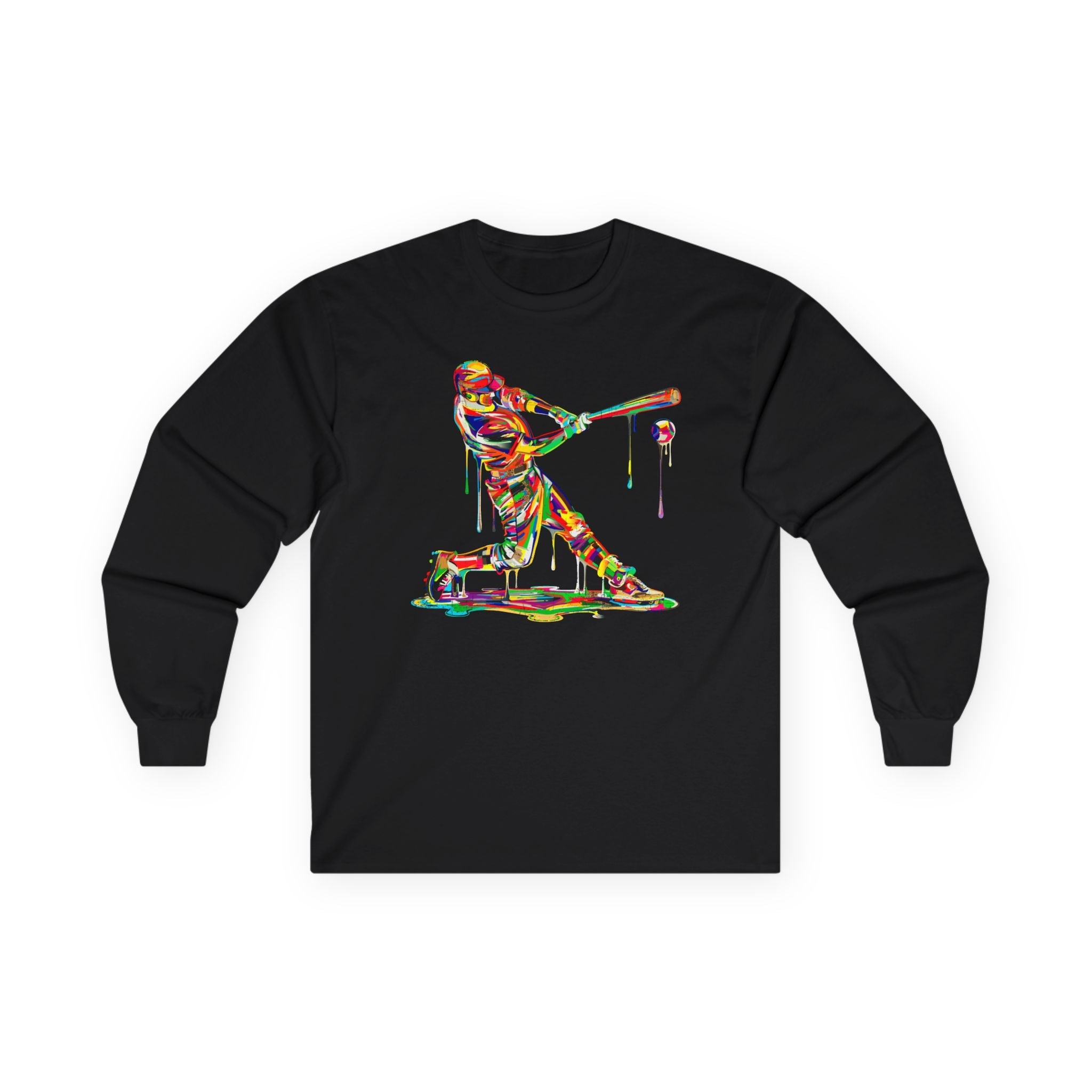 Graphic Teen Boys Long Sleeve T-Shirt - Colorful Baseball | Long - sleeve by atgodanddesigns