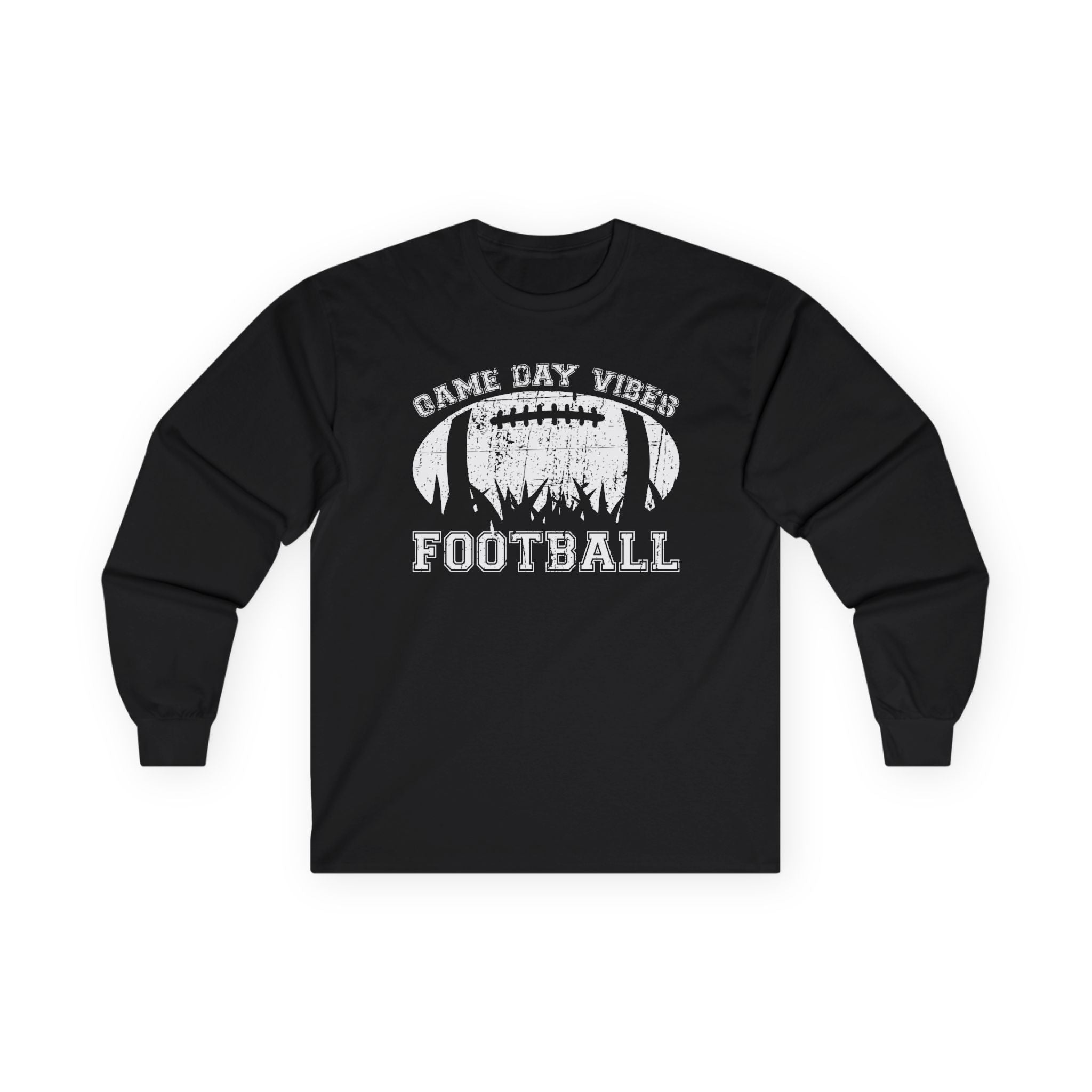 Graphic Teen Boys Long Sleeve T-Shirt - Game Day Vibes Football | Long - sleeve by atgodanddesigns