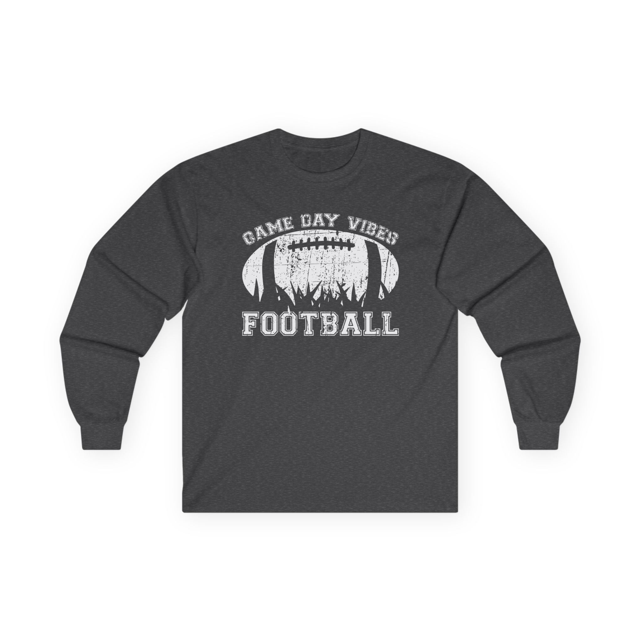 Graphic Teen Boys Long Sleeve T-Shirt - Game Day Vibes Football | Long - sleeve by atgodanddesigns