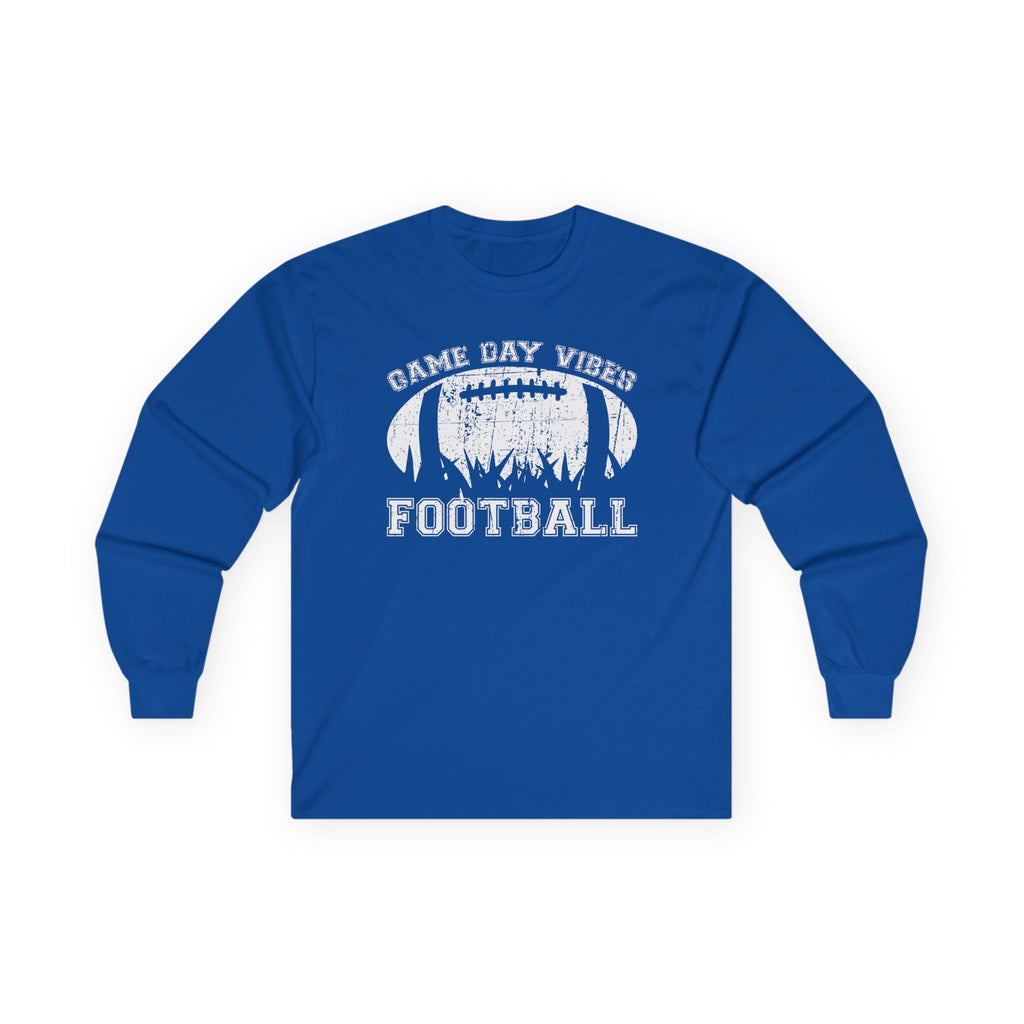 Graphic Teen Boys Long Sleeve T-Shirt - Game Day Vibes Football | Long - sleeve by atgodanddesigns