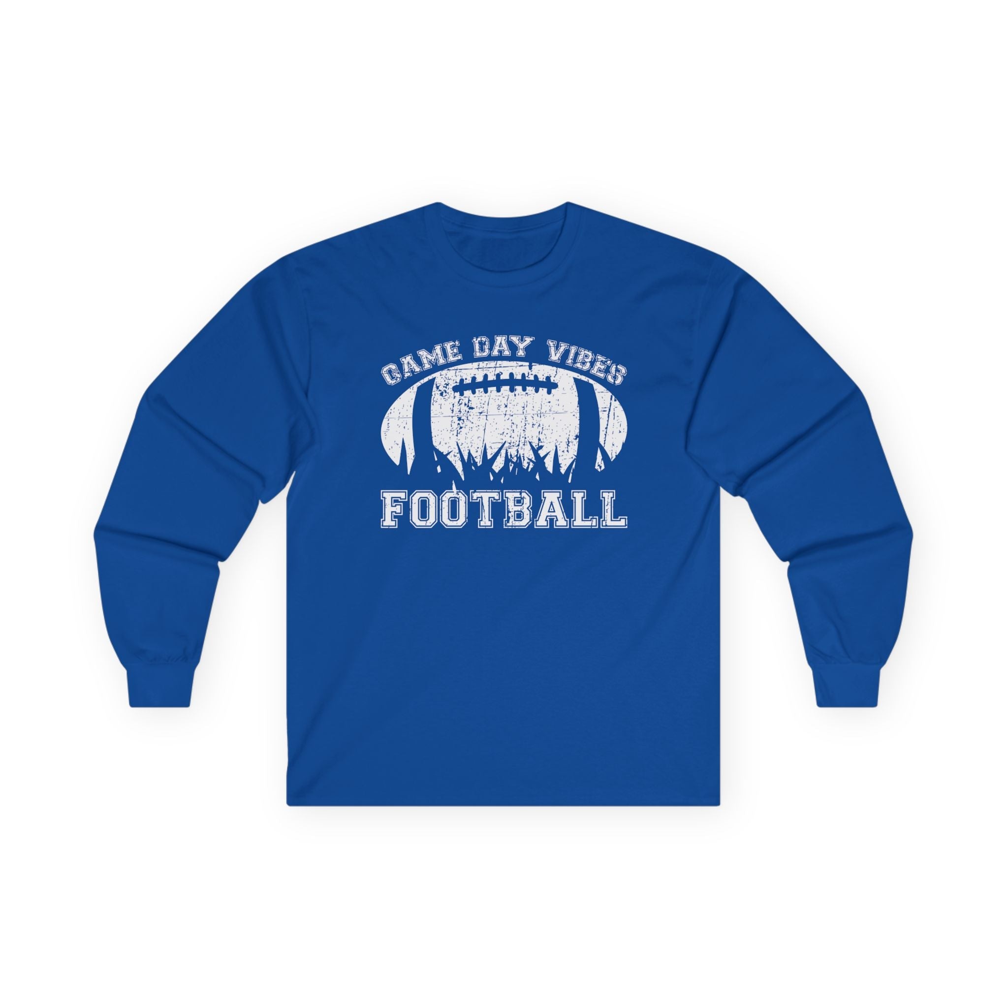 Graphic Teen Boys Long Sleeve T-Shirt - Game Day Vibes Football | Long - sleeve by atgodanddesigns