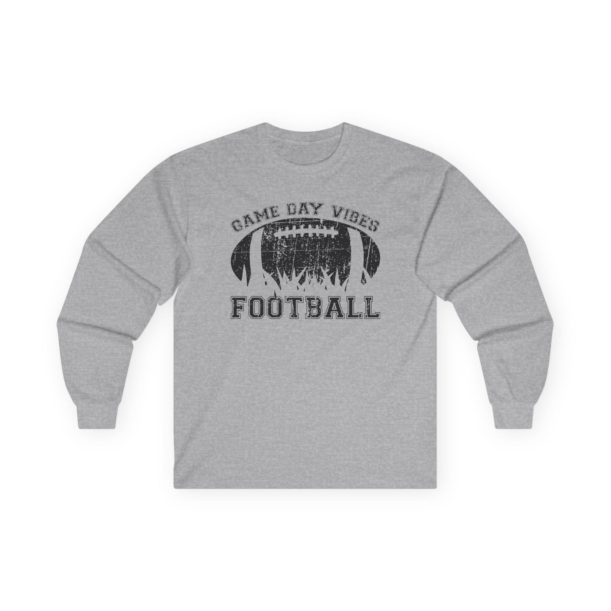 Graphic Teen Boys Long Sleeve T-Shirt - Game Day Vibes Football | Long - sleeve by atgodanddesigns