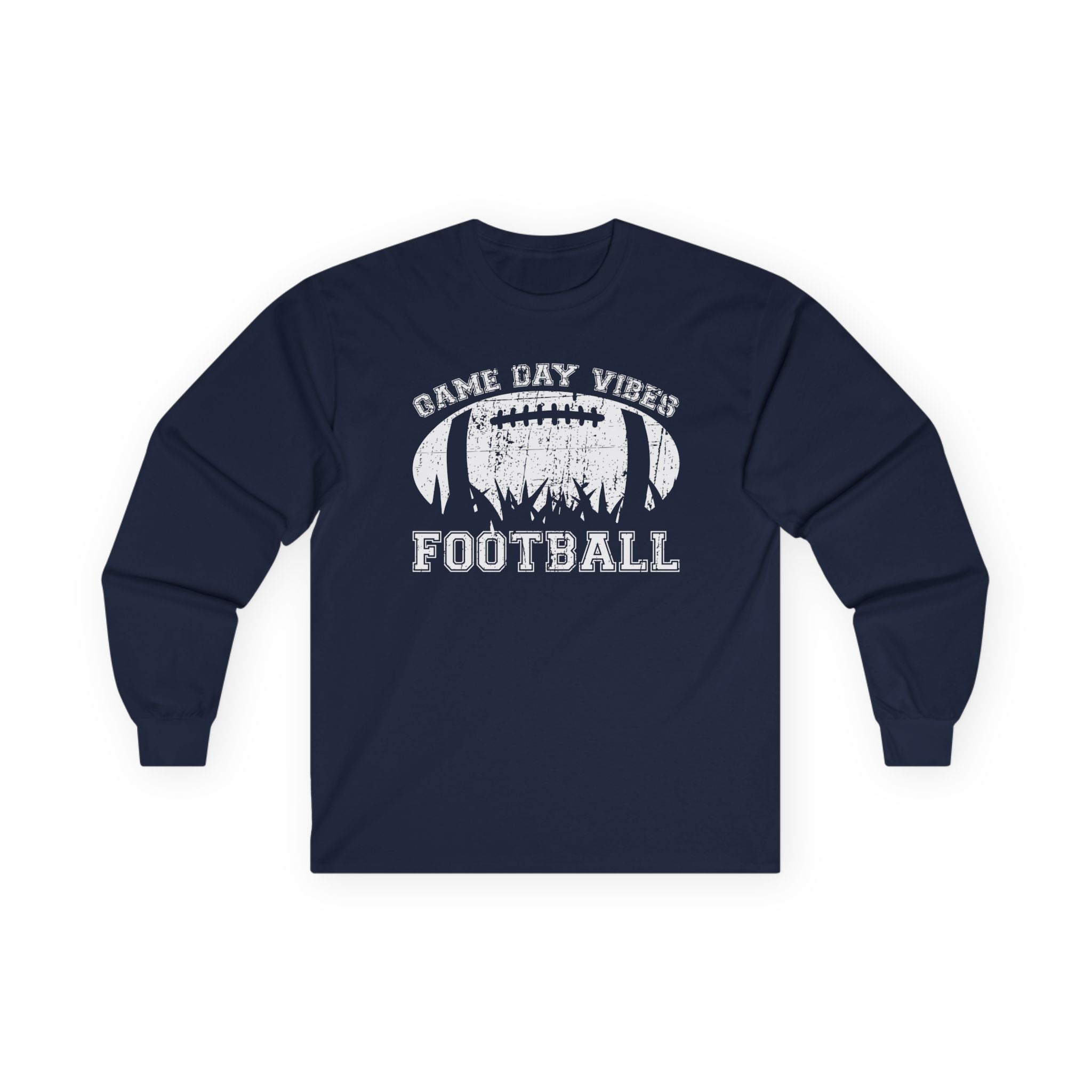 Graphic Teen Boys Long Sleeve T-Shirt - Game Day Vibes Football | Long - sleeve by atgodanddesigns
