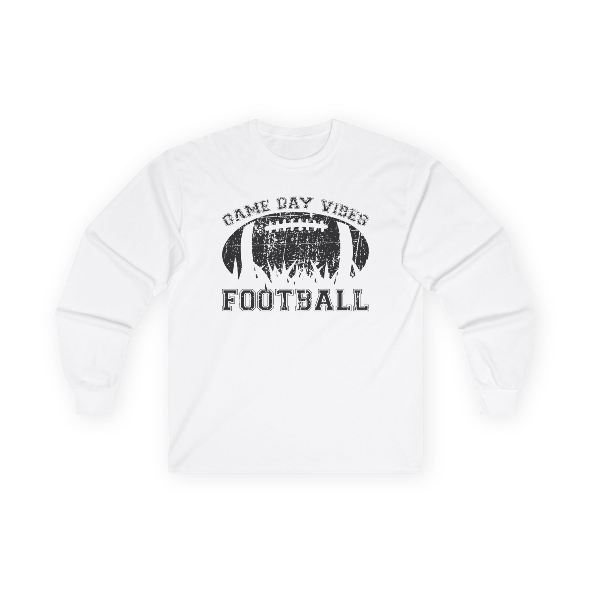 Graphic Teen Boys Long Sleeve T-Shirt - Game Day Vibes Football | Long - sleeve by atgodanddesigns