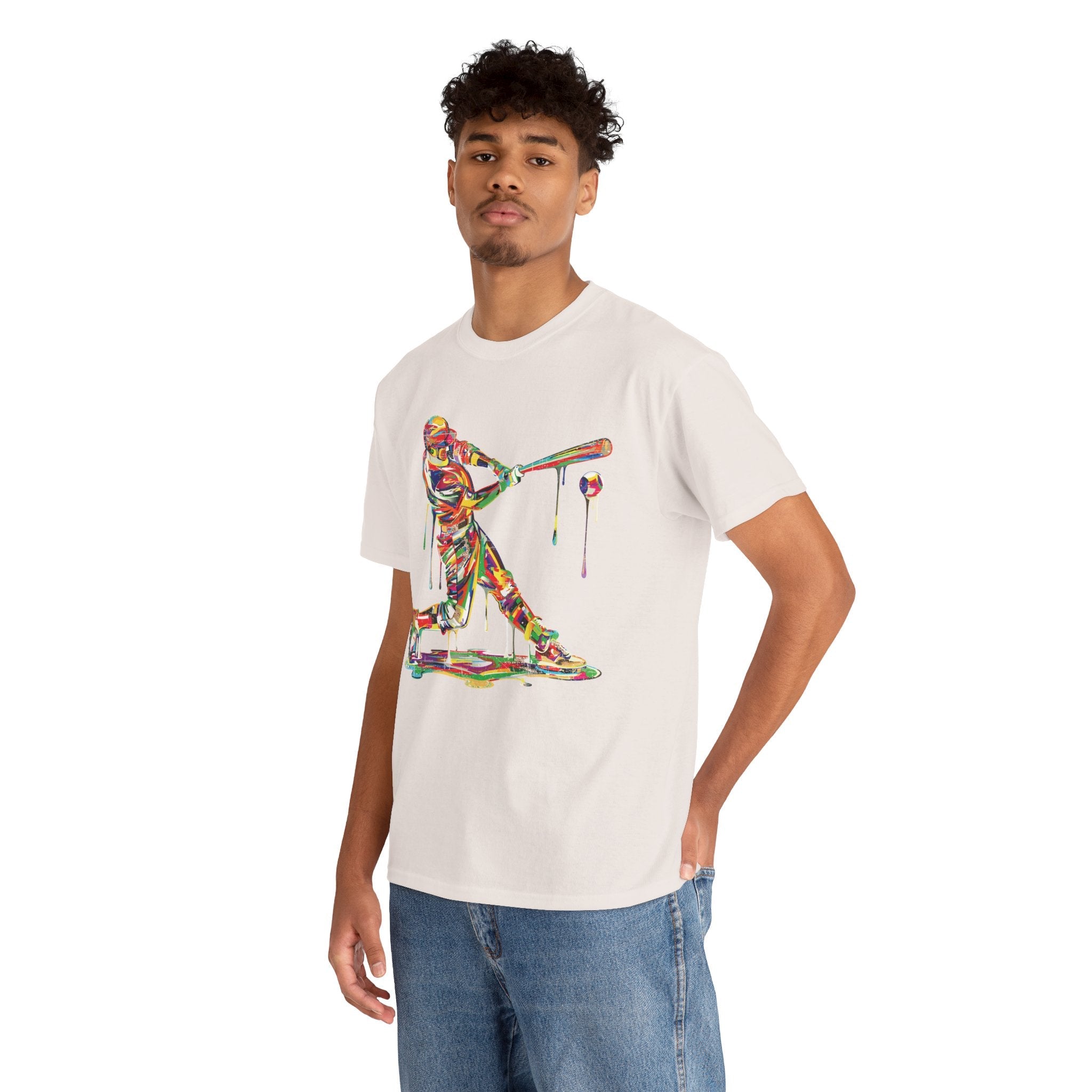 Graphic Teen Boys T-Shirt - Colorful Baseball | T-Shirt by atgodanddesigns