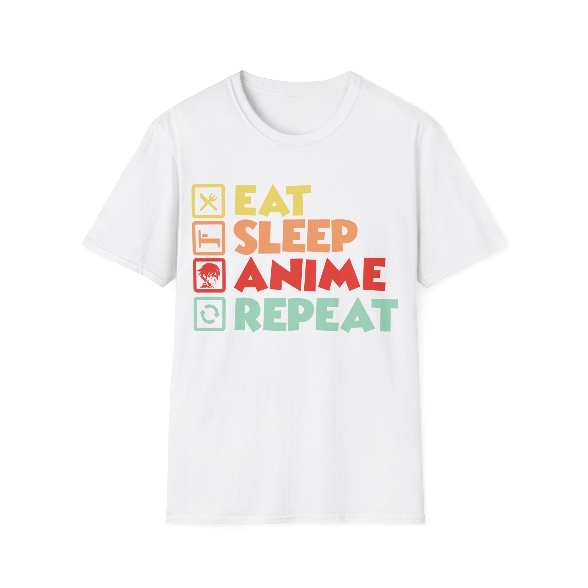 Graphic Teen Boys T-Shirt - Eat Sleep Anime Repeat | T-Shirt by atgodanddesigns