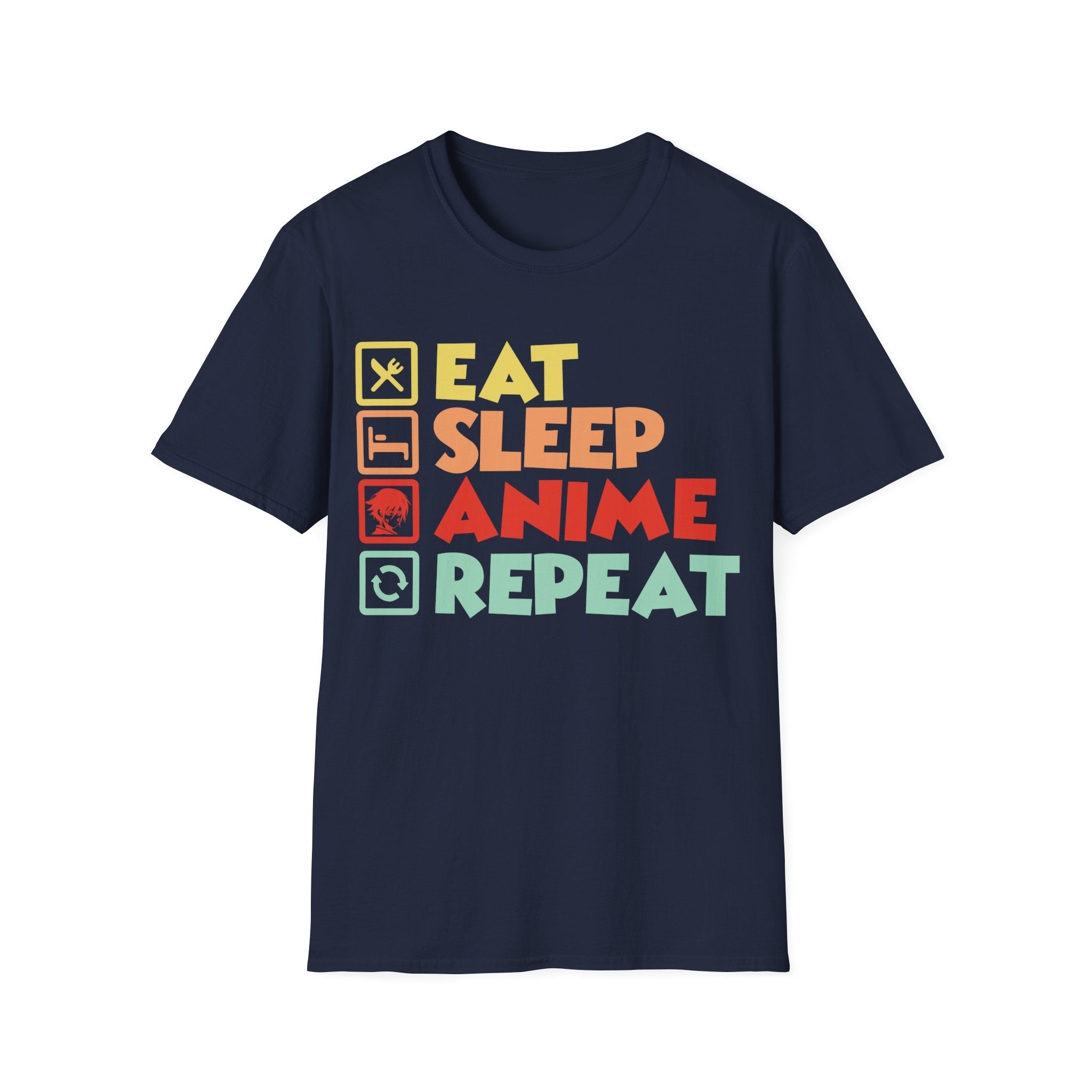 Graphic Teen Boys T-Shirt - Eat Sleep Anime Repeat | T-Shirt by atgodanddesigns
