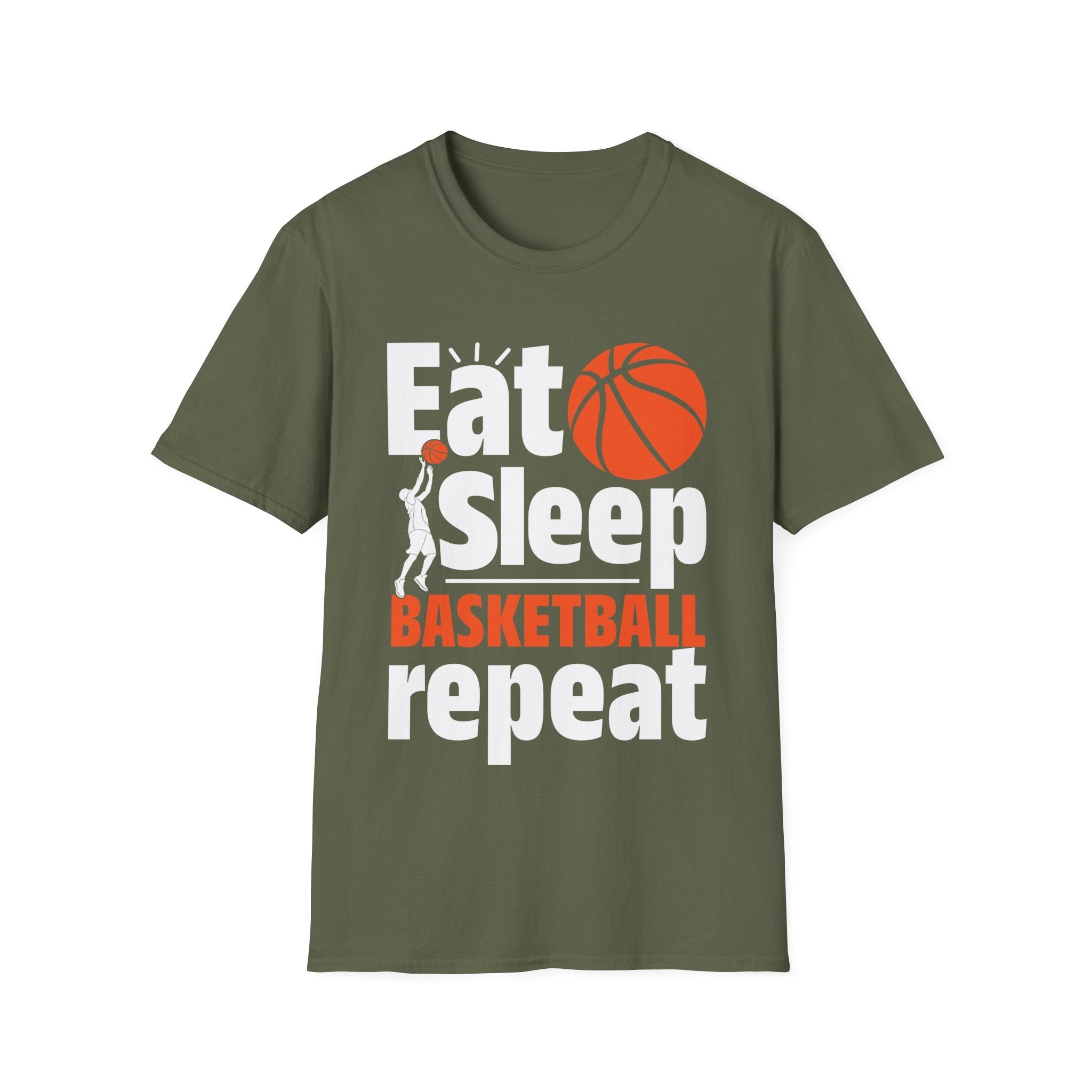 Graphic Teen Boys T-Shirt - Eat Sleep Basketball Repeat | T-Shirt by atgodanddesigns