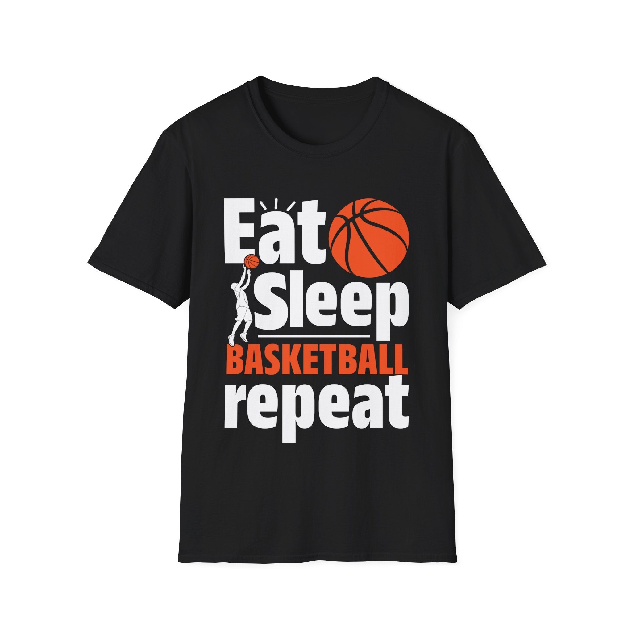 Graphic Teen Boys T-Shirt - Eat Sleep Basketball Repeat | T-Shirt by atgodanddesigns