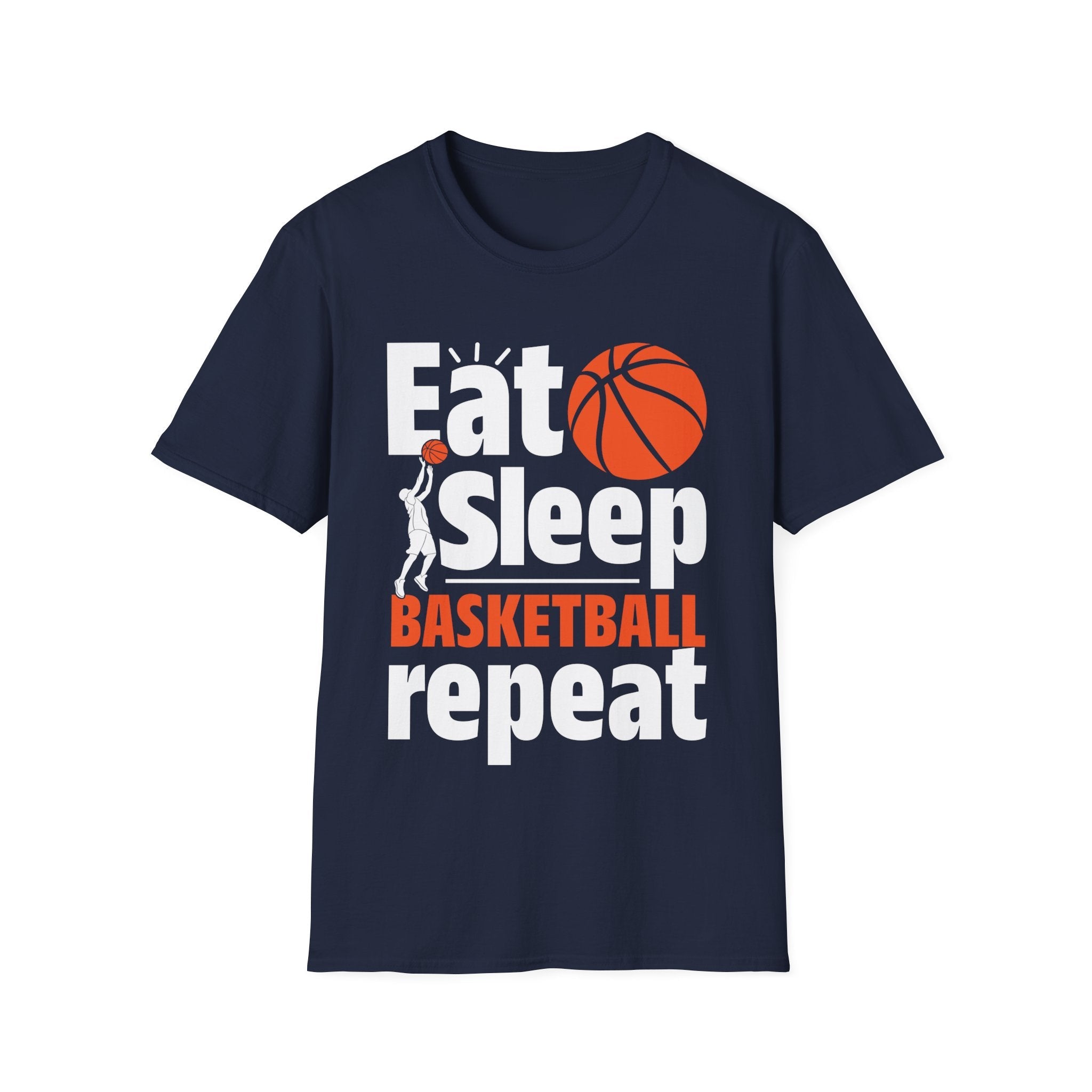 Graphic Teen Boys T-Shirt - Eat Sleep Basketball Repeat | T-Shirt by atgodanddesigns