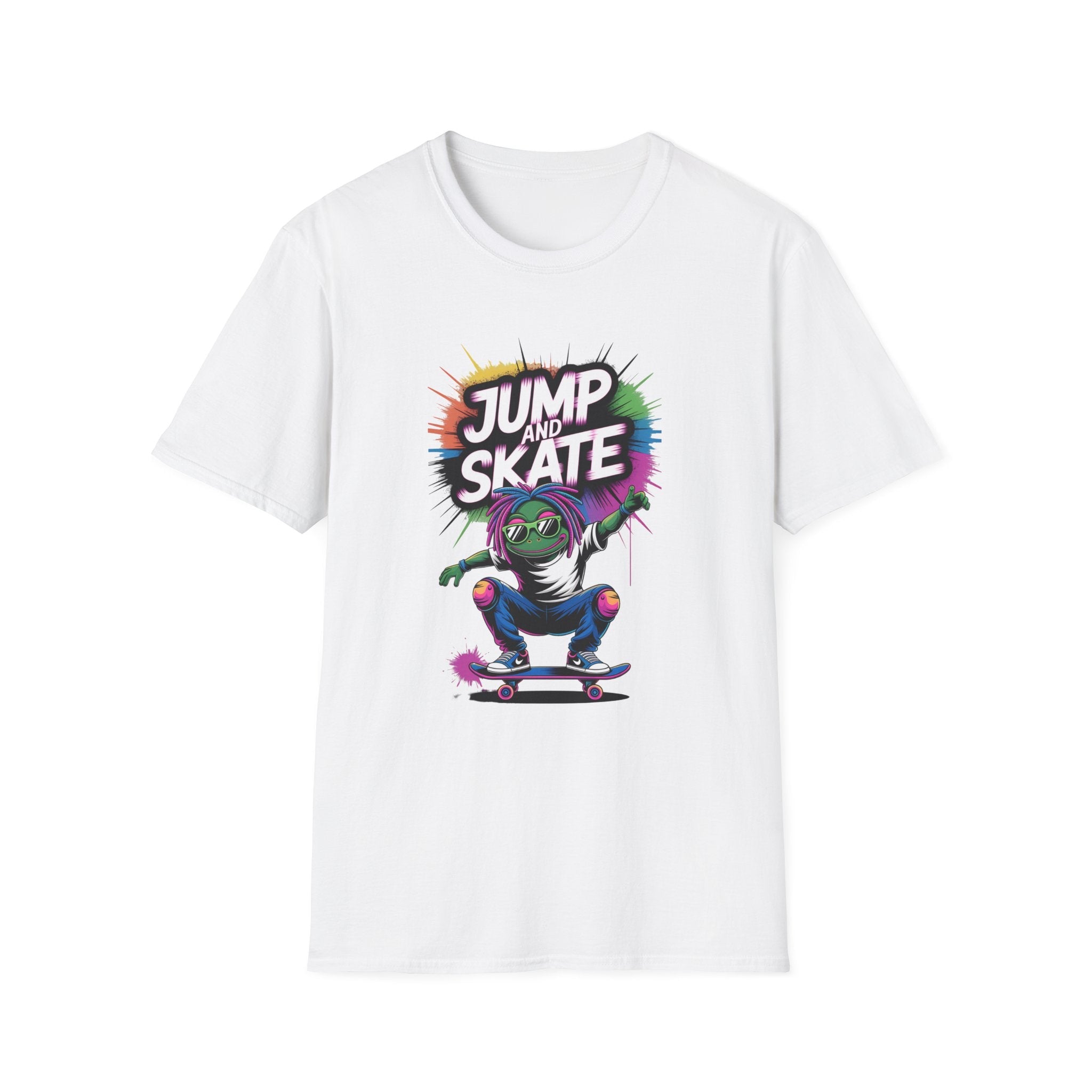Graphic Teen Boys T-Shirt - Jump and Skate | T-Shirt by atgodanddesigns