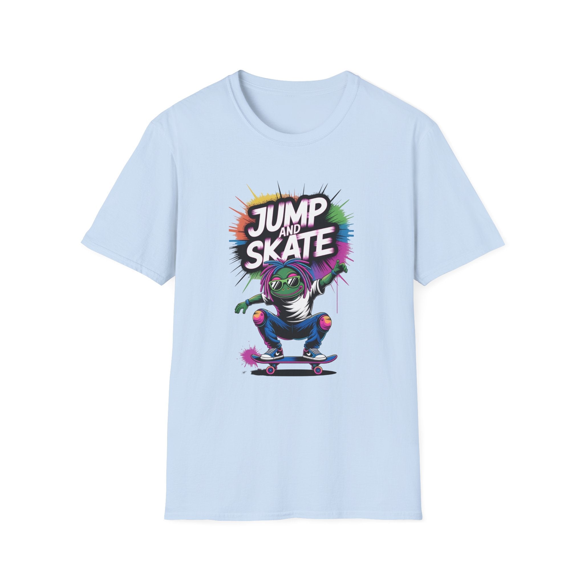Graphic Teen Boys T-Shirt - Jump and Skate | T-Shirt by atgodanddesigns