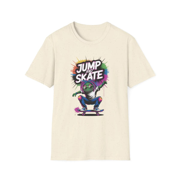 Graphic Teen Boys T-Shirt - Jump and Skate | T-Shirt by atgodanddesigns