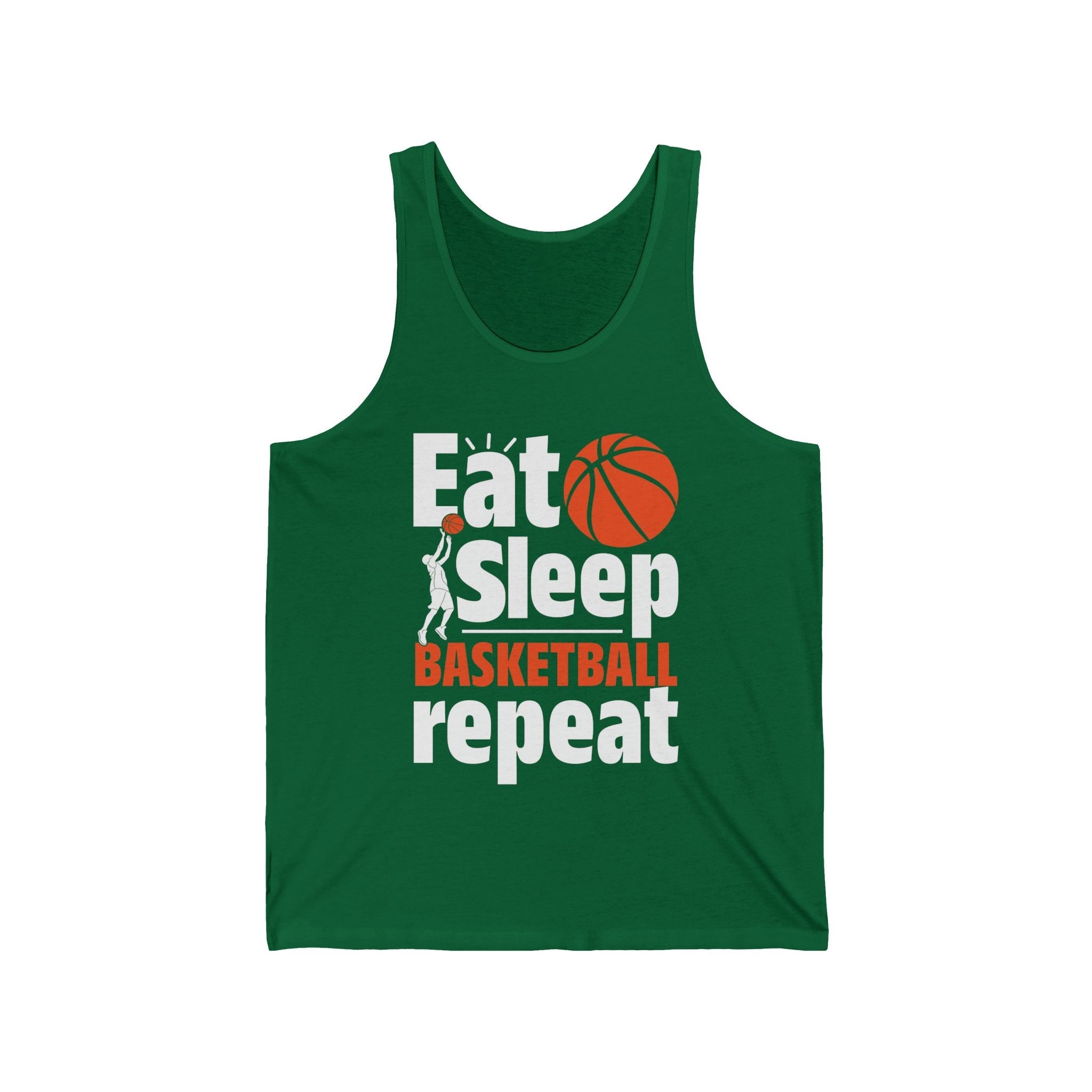 Graphic Teen Boys Tank - Eat Sleep Basketball Repeat | Tank Top by atgodanddesigns