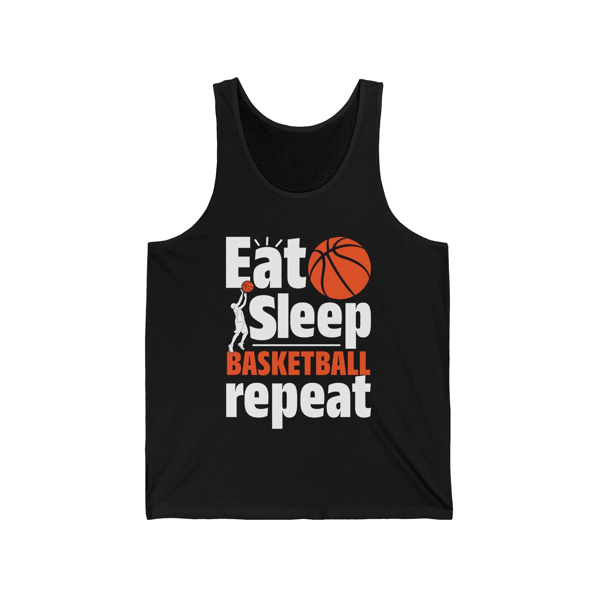 Graphic Teen Boys Tank - Eat Sleep Basketball Repeat | Tank Top by atgodanddesigns