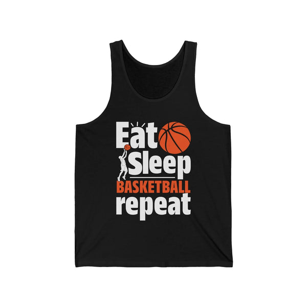 Graphic Teen Boys Tank - Eat Sleep Basketball Repeat | Tank Top by atgodanddesigns