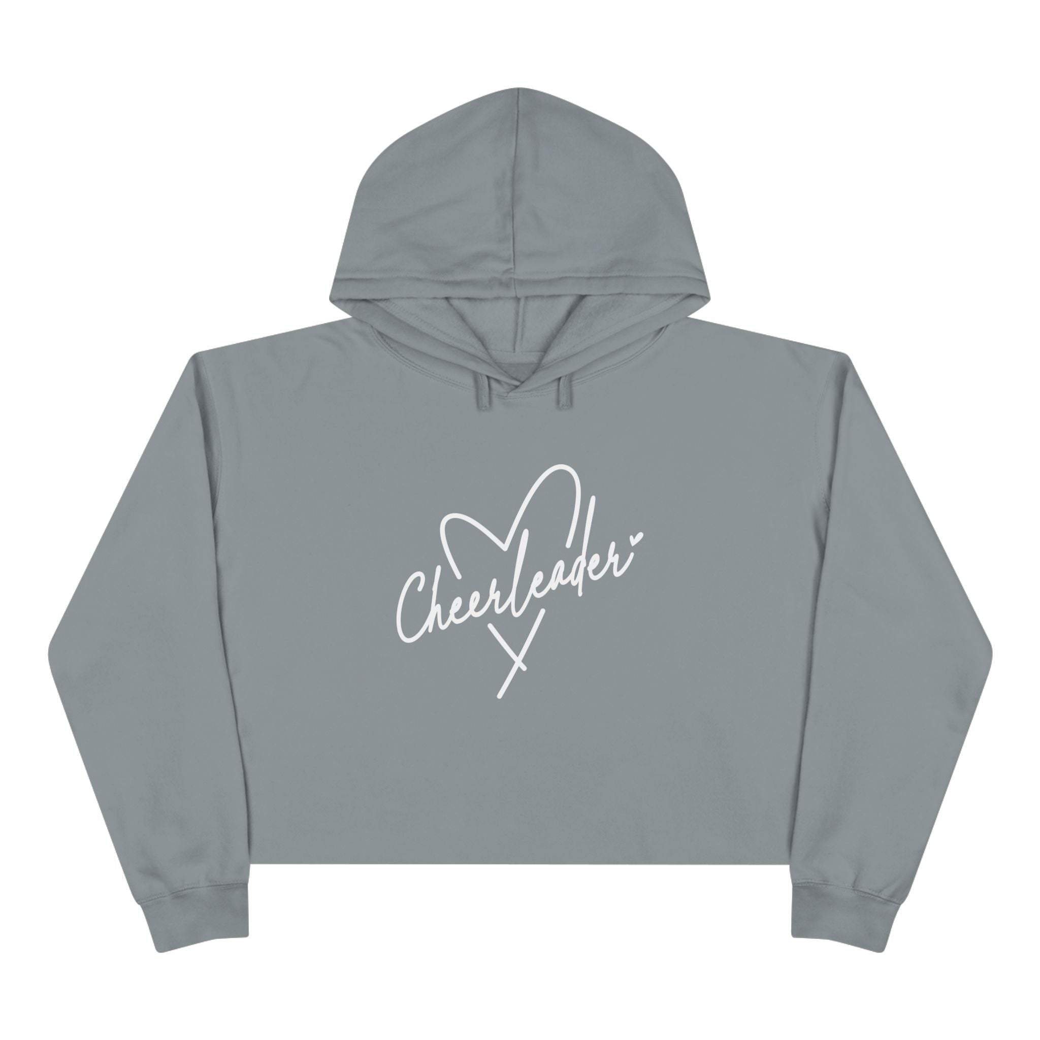 Graphic Teen Girls Crop Hoodie - Cheerleader | Hoodie by atgodanddesigns