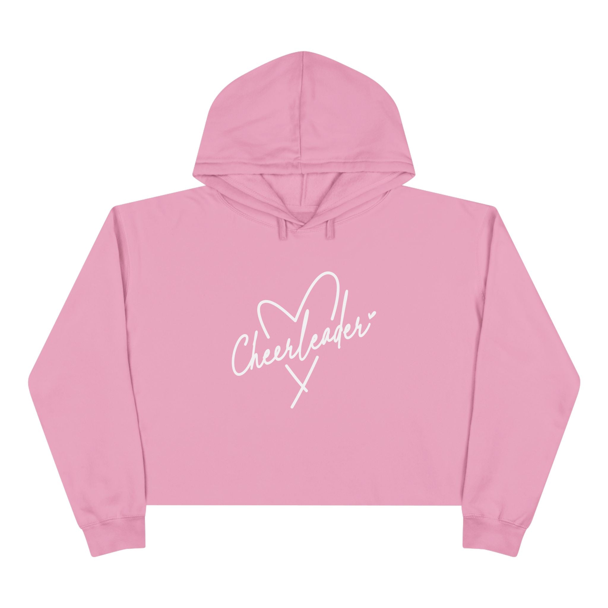 Graphic Teen Girls Crop Hoodie - Cheerleader | Hoodie by atgodanddesigns
