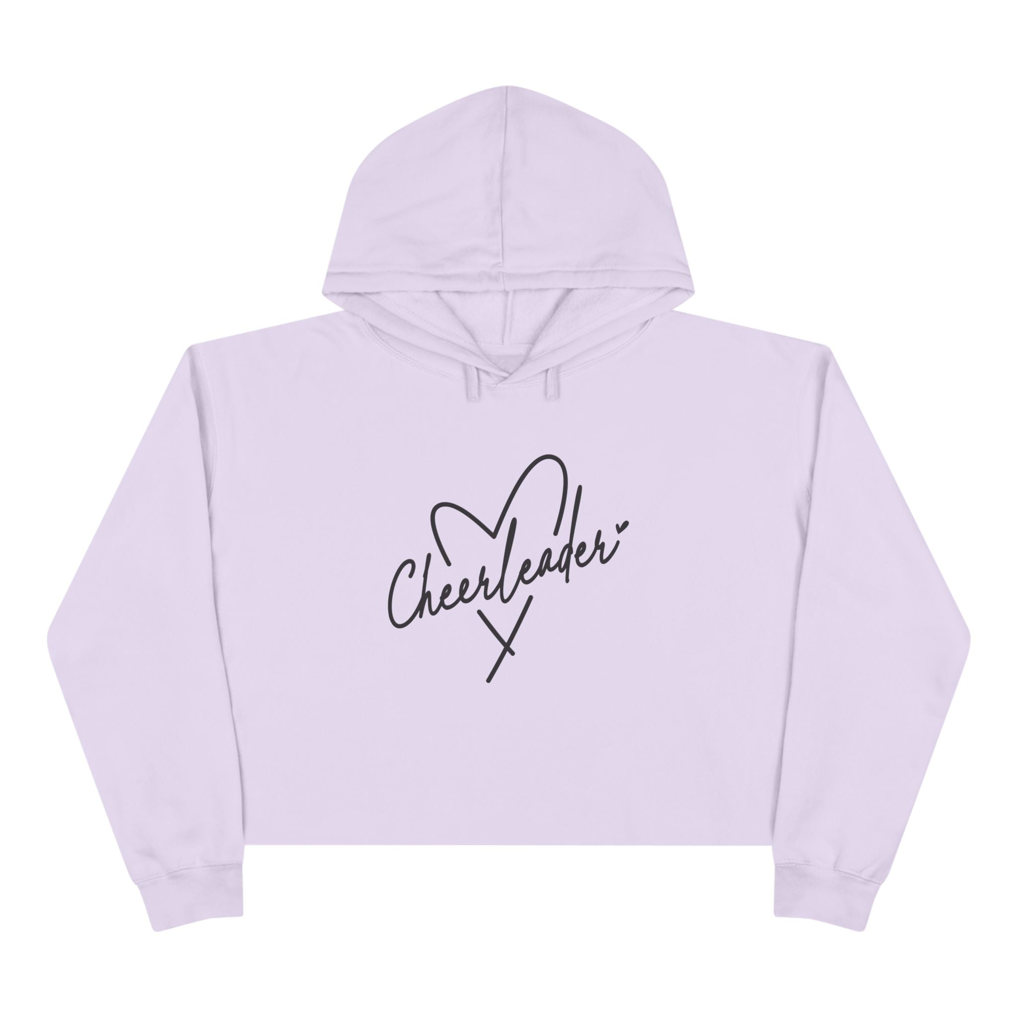 Graphic Teen Girls Crop Hoodie - Cheerleader | Hoodie by atgodanddesigns