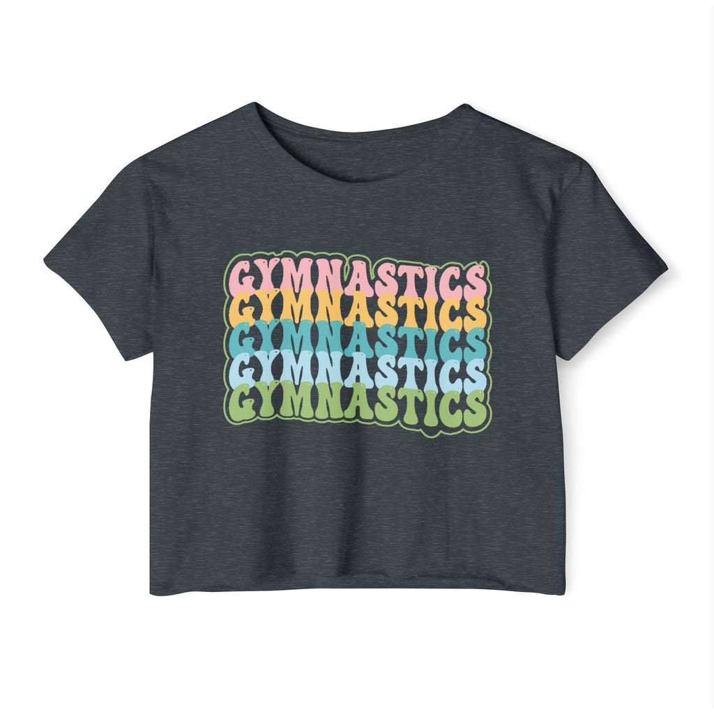 Graphic Teen Girls Crop Top - Gymnastics | T-Shirt by atgodanddesigns
