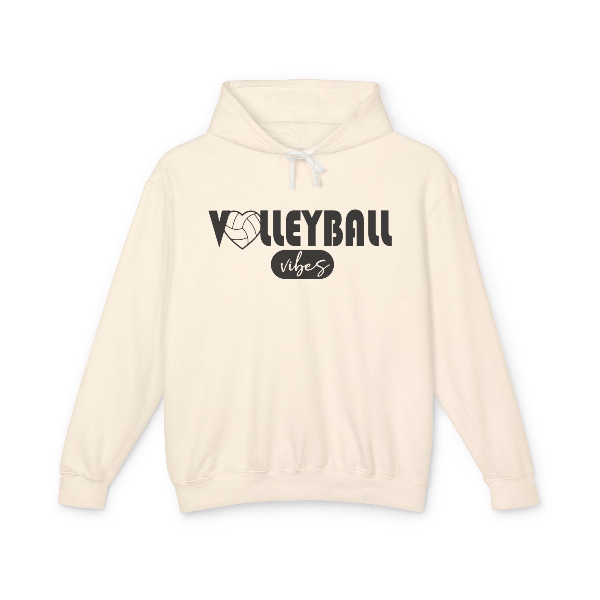 Graphic Teen Girls Hooded Sweatshirt - Volleyball Vibes | Hoodie by atgodanddesigns