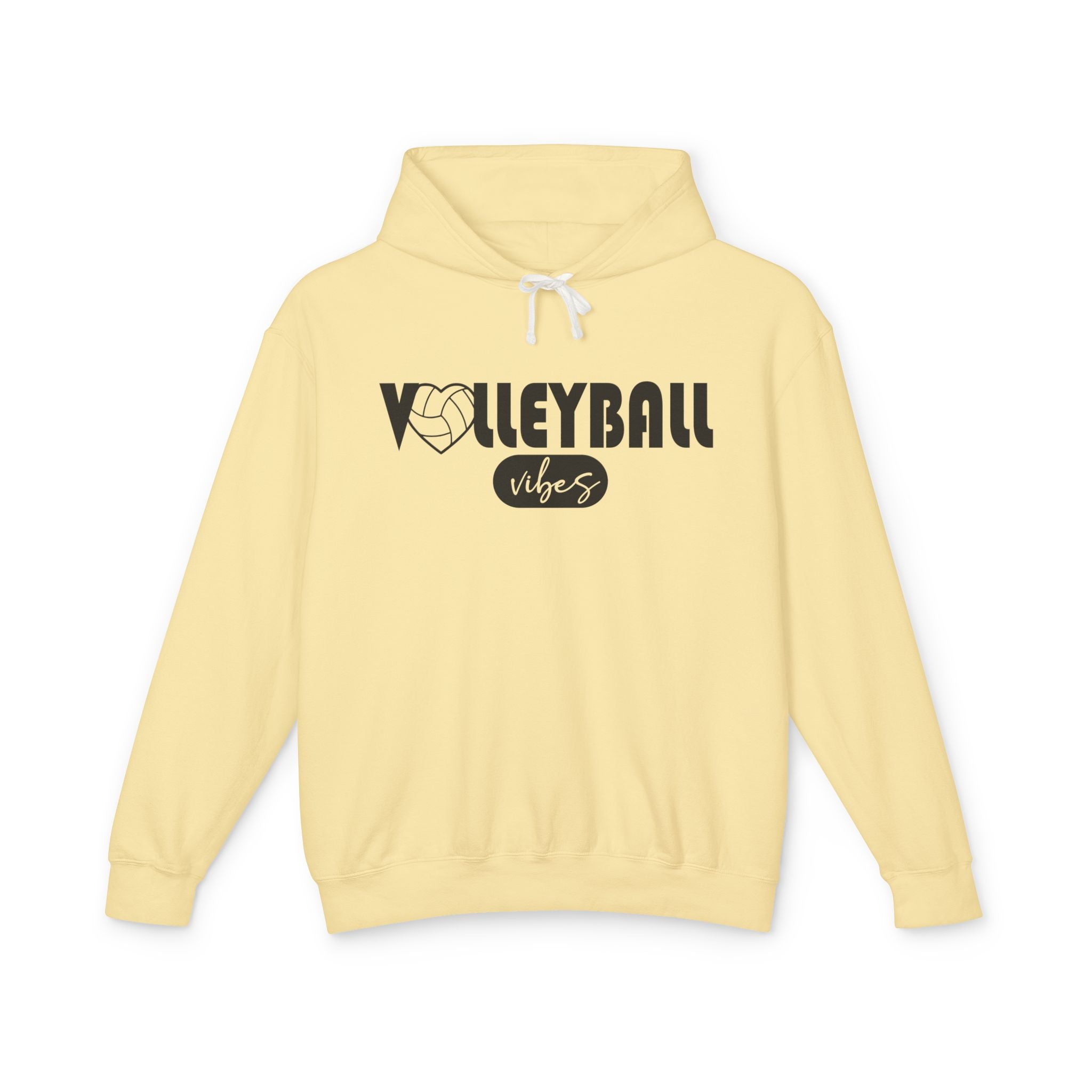 Graphic Teen Girls Hooded Sweatshirt - Volleyball Vibes | Hoodie by atgodanddesigns