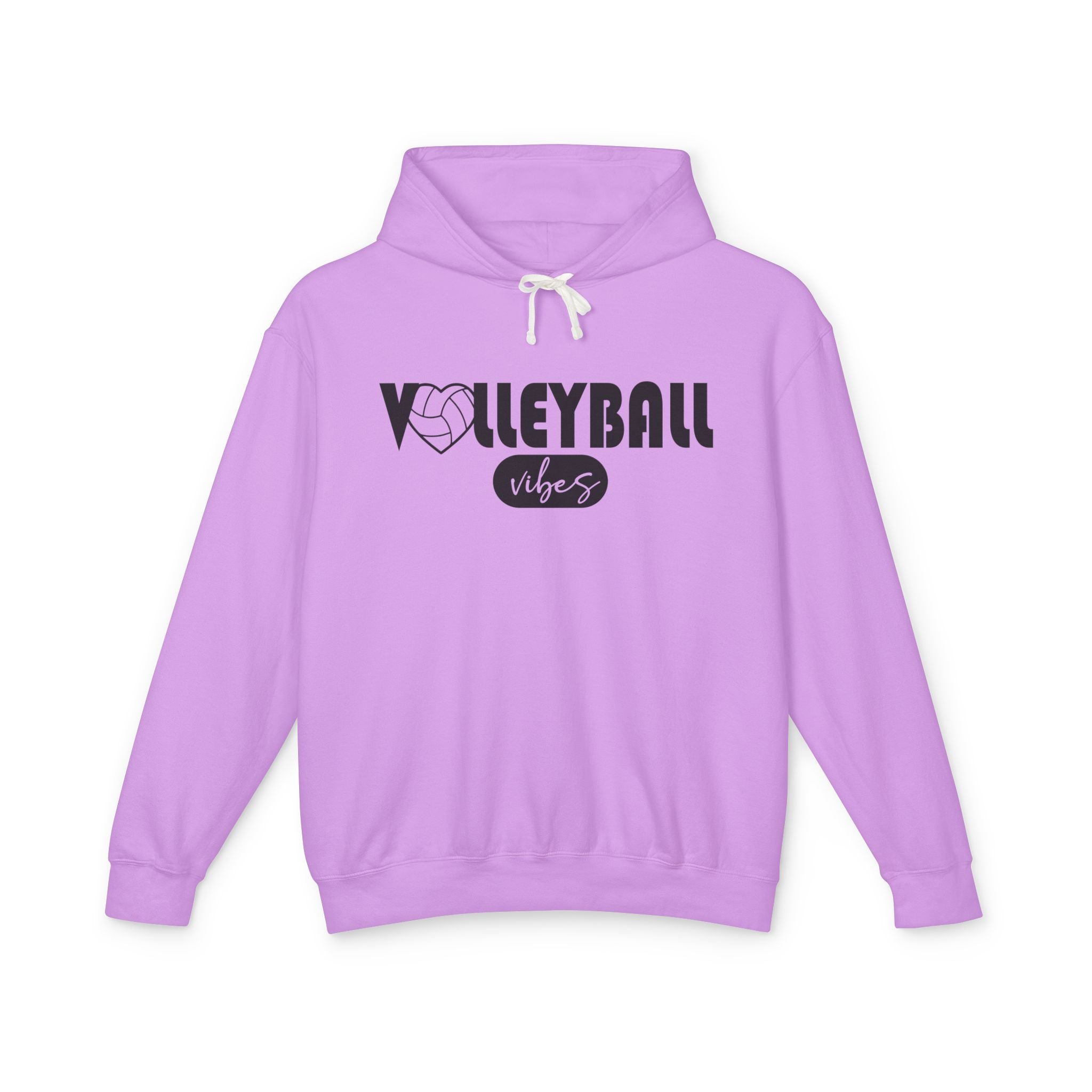 Graphic Teen Girls Hooded Sweatshirt - Volleyball Vibes | Hoodie by atgodanddesigns
