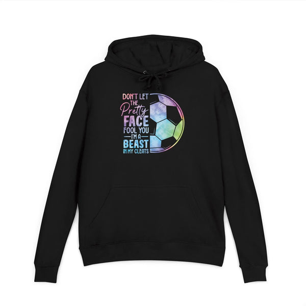 Graphic Teen Girls Hoodie - Don't Let This Pretty Face Fool You | Hoodie by atgodanddesigns