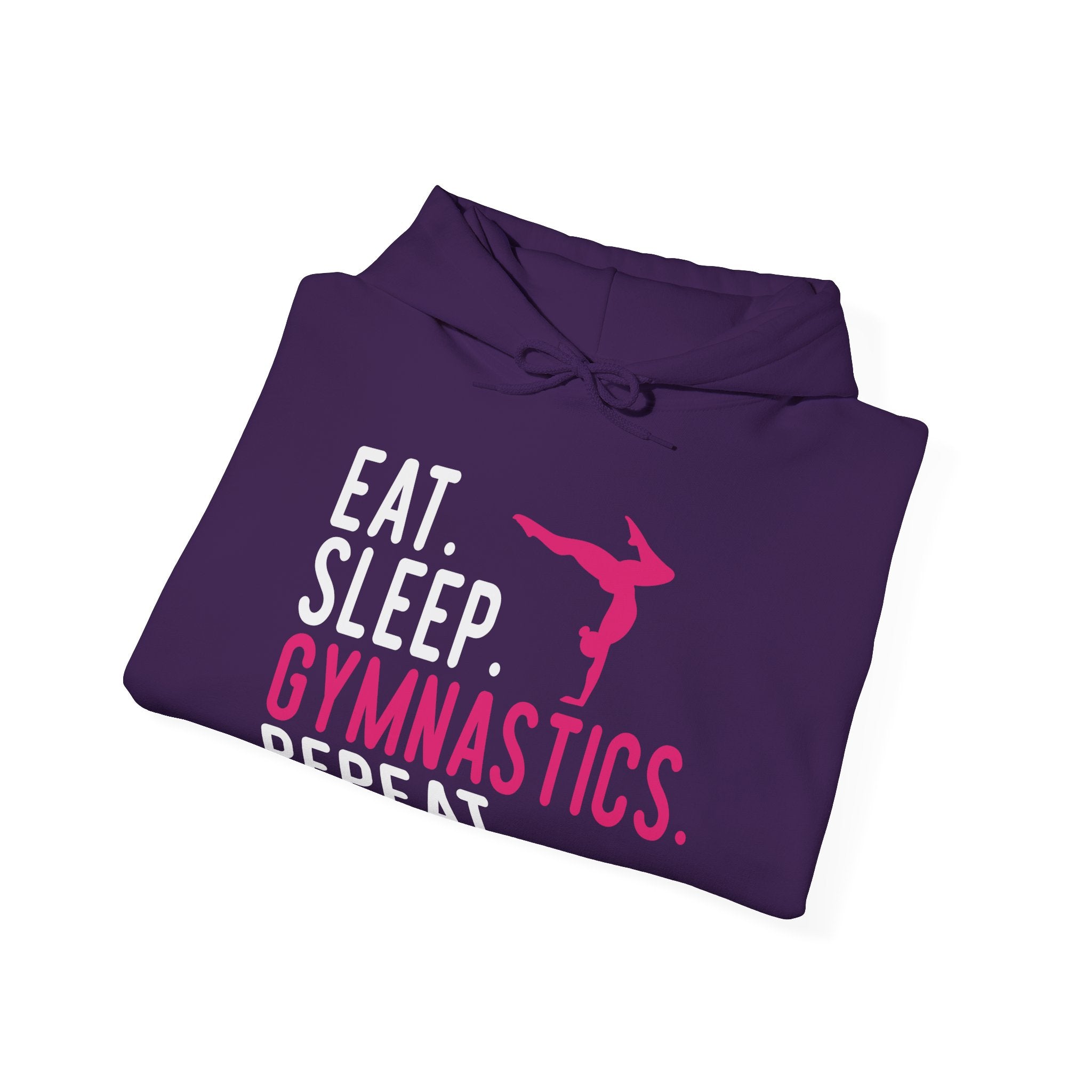 Graphic Teen Girls Hoodie - Eat Sleep Gymnastics Repeat | Hoodie by atgodanddesigns
