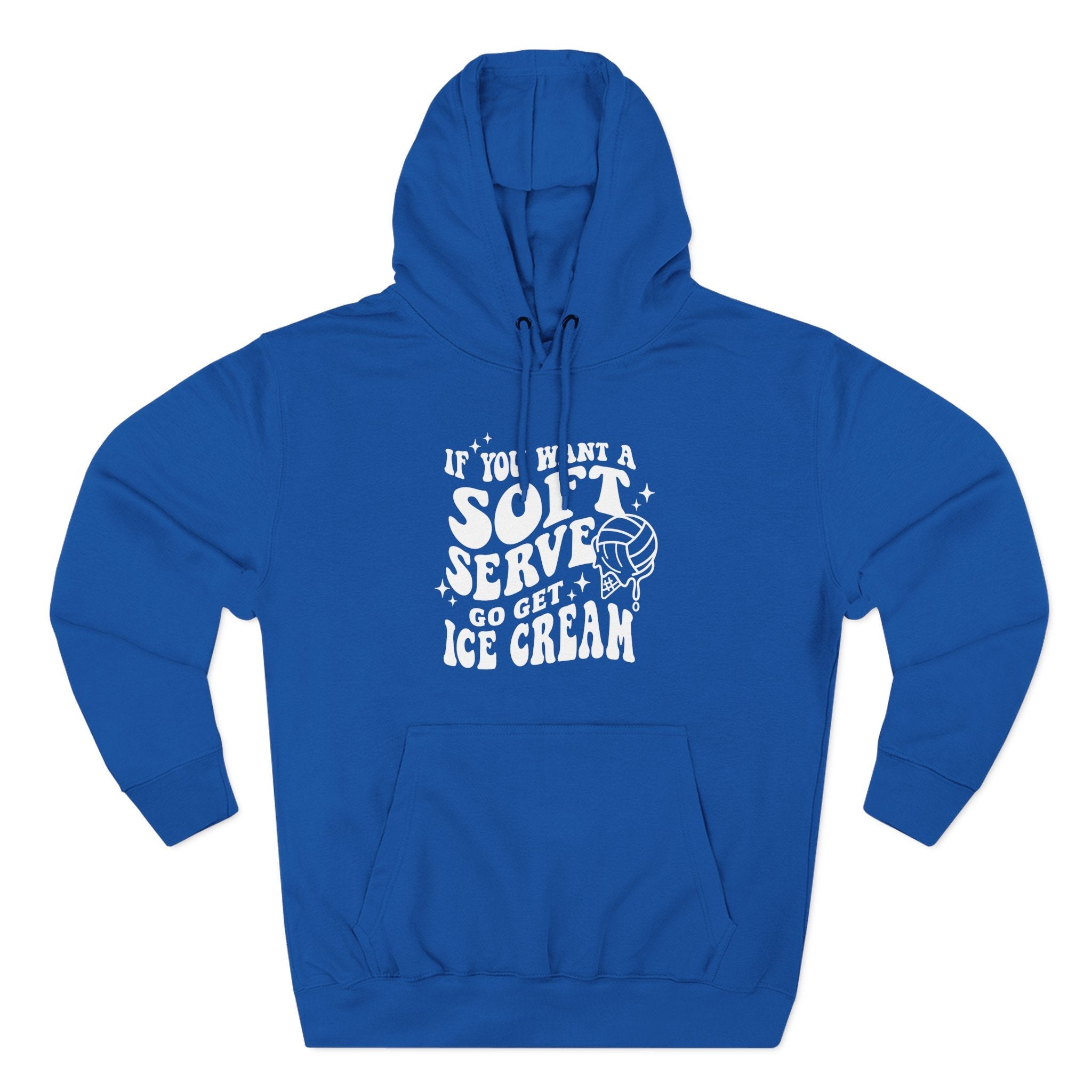 Graphic Teen Girls Hoodie - If You Want Soft Seve Go Get Ice Cream | Hoodie by atgodanddesigns