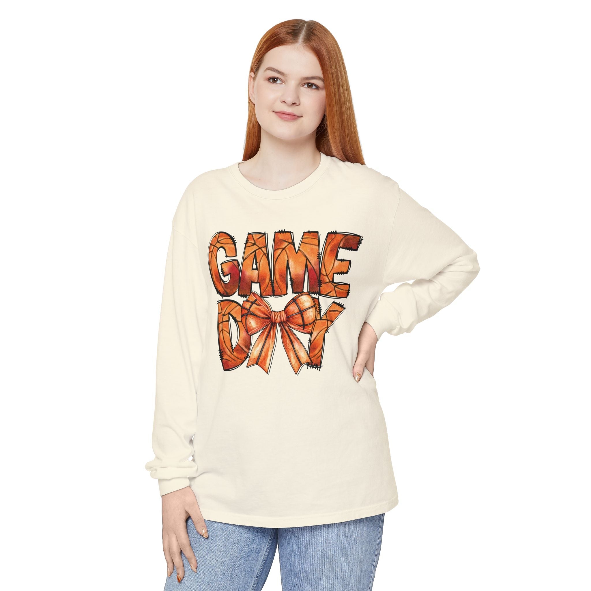 Graphic Teen Girls Long Sleeve T-Shirt - Game Day | Long - sleeve by atgodanddesigns