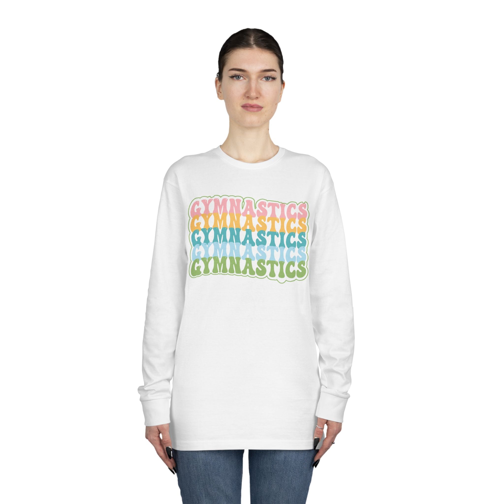 Graphic Teen Girls Long Sleeve T-Shirt - Gymnastics | Long - sleeve by atgodanddesigns