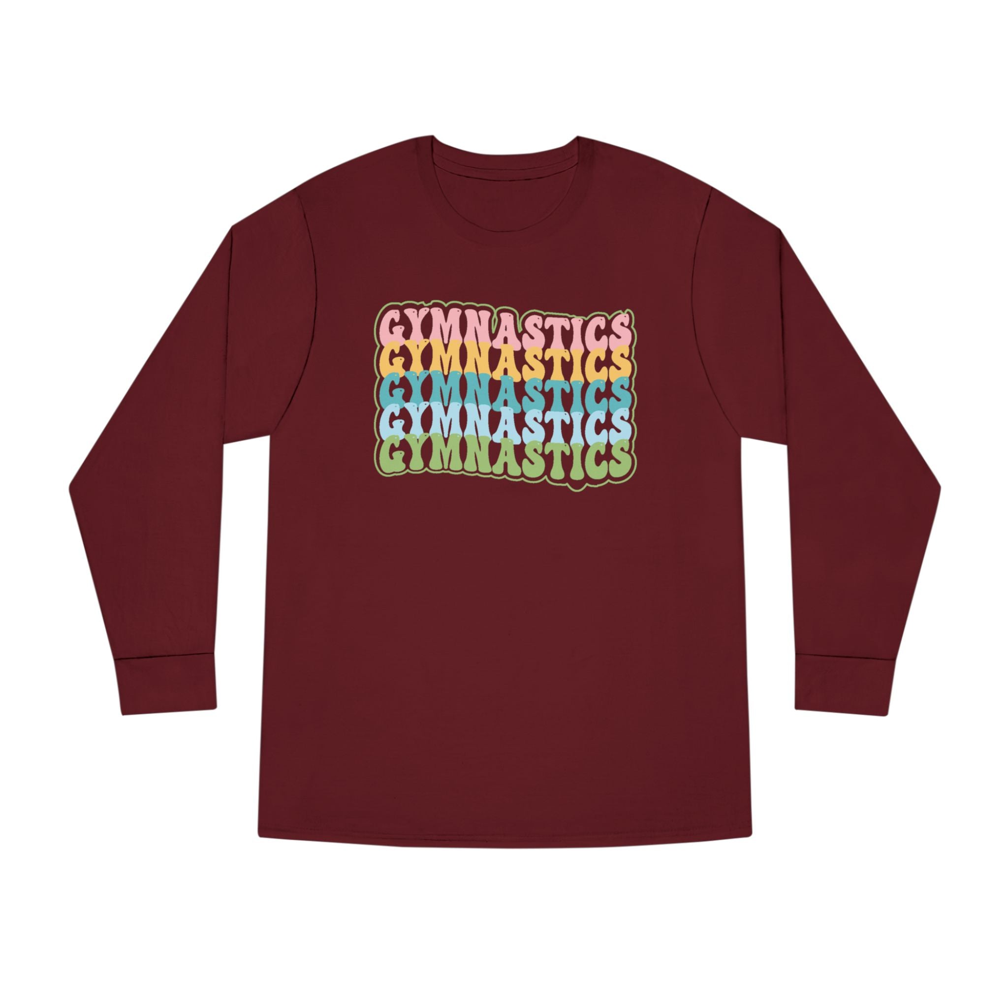 Graphic Teen Girls Long Sleeve T-Shirt - Gymnastics | Long - sleeve by atgodanddesigns