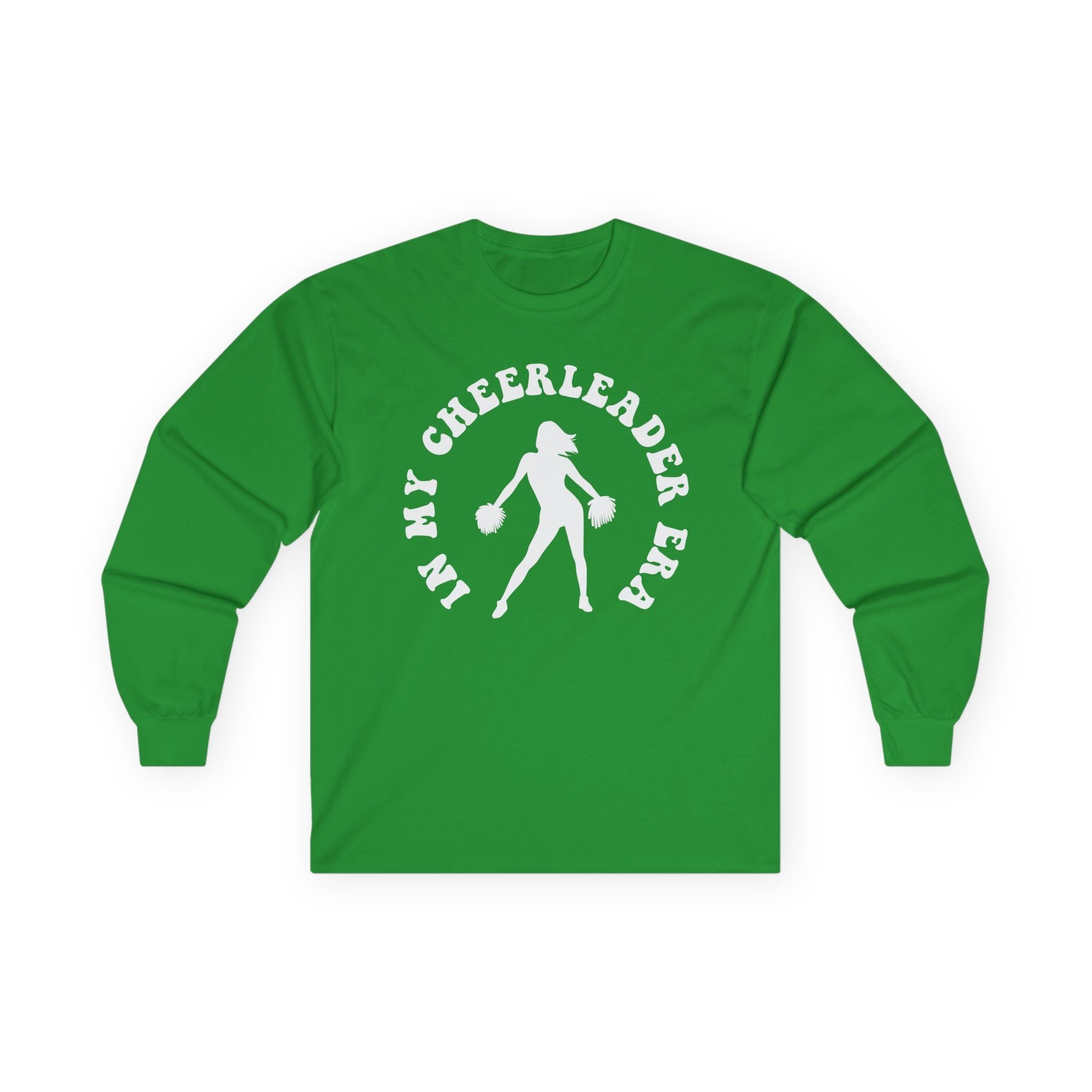 Graphic Teen Girls Long Sleeve T-Shirt - In My Cheerleader Era | Long - sleeve by atgodanddesigns